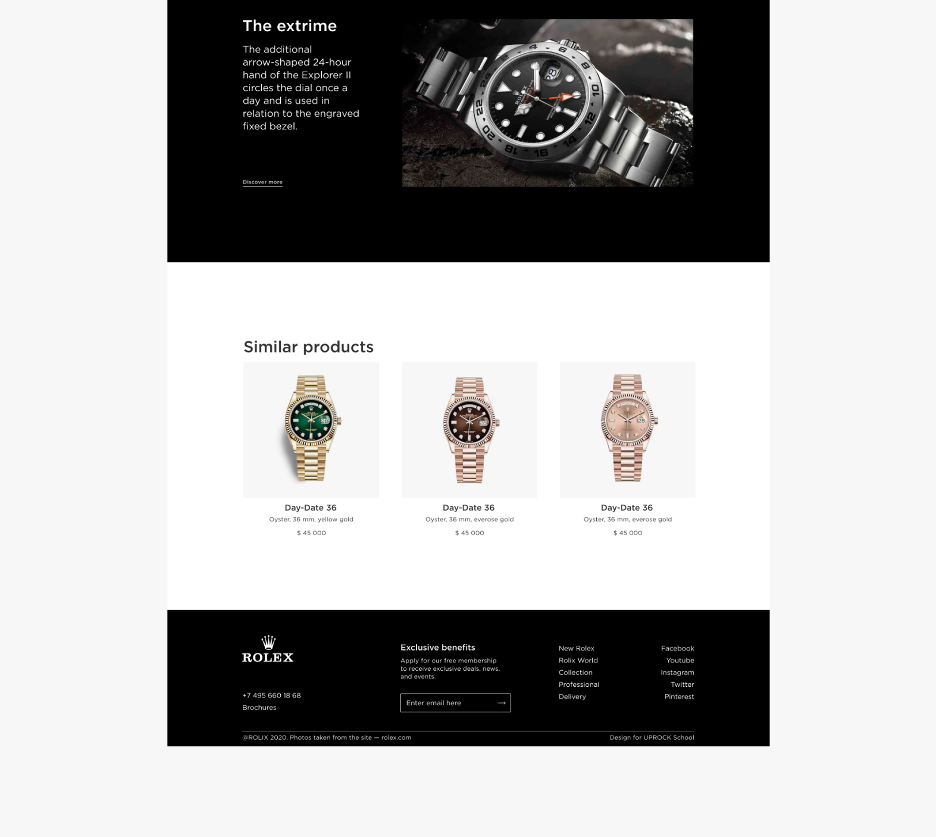 Rolex — Изображение №16 — Интерфейсы на Dprofile