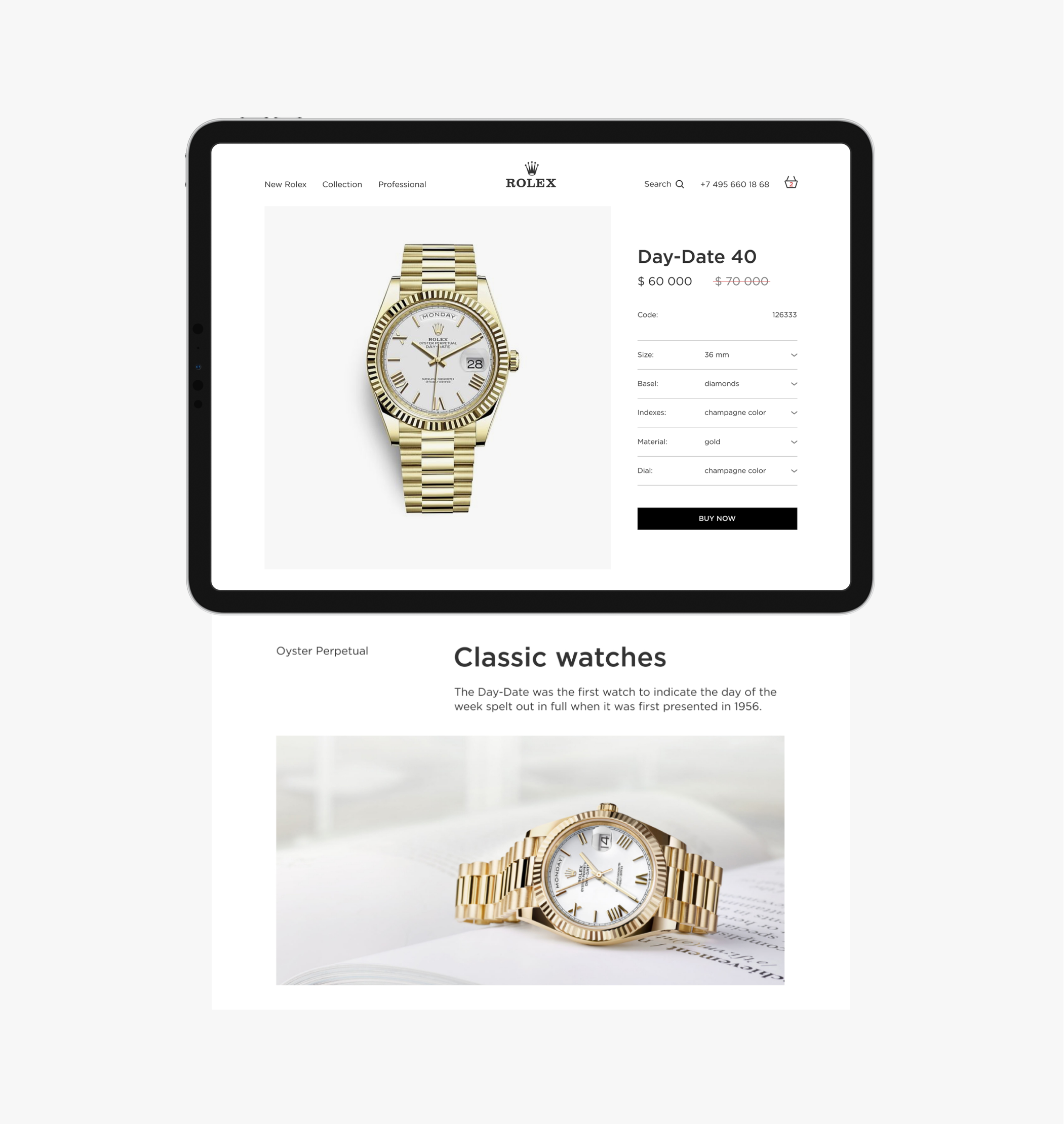 Rolex — Изображение №14 — Интерфейсы на Dprofile