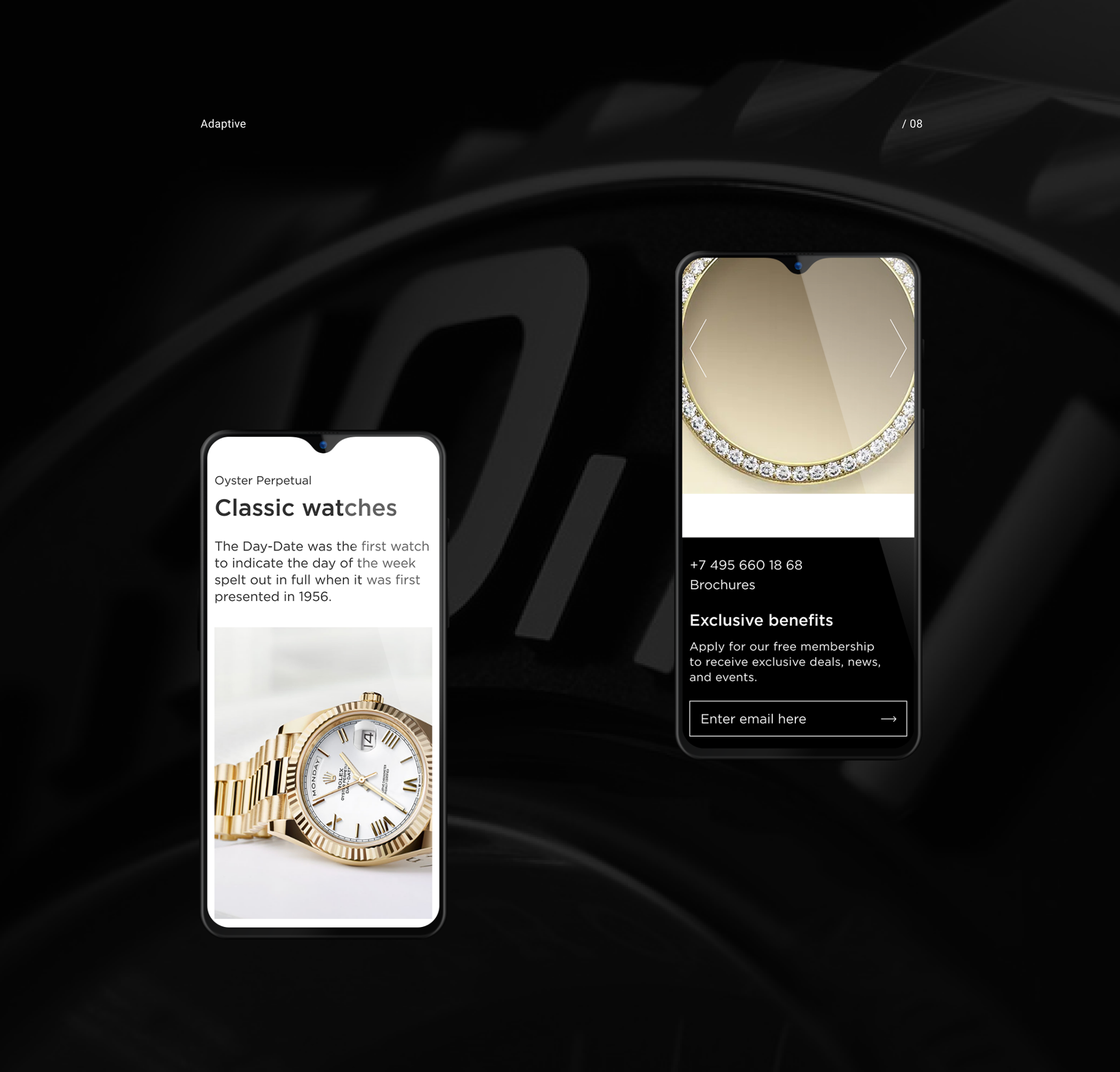 Rolex — Изображение №13 — Интерфейсы на Dprofile
