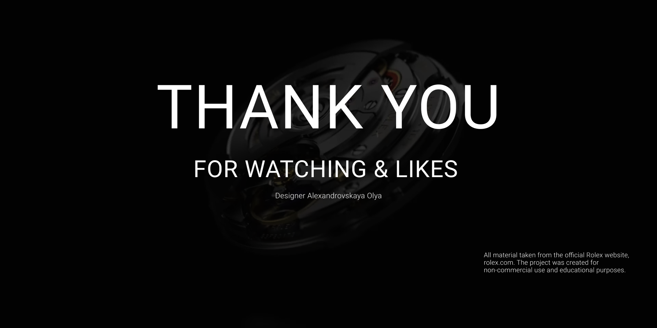 Rolex — Изображение №20 — Интерфейсы на Dprofile