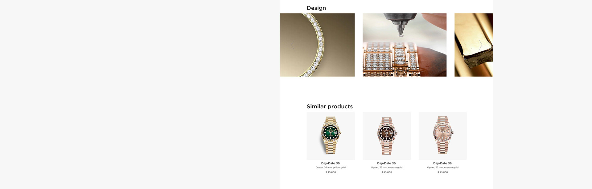 Rolex — Изображение №8 — Интерфейсы на Dprofile