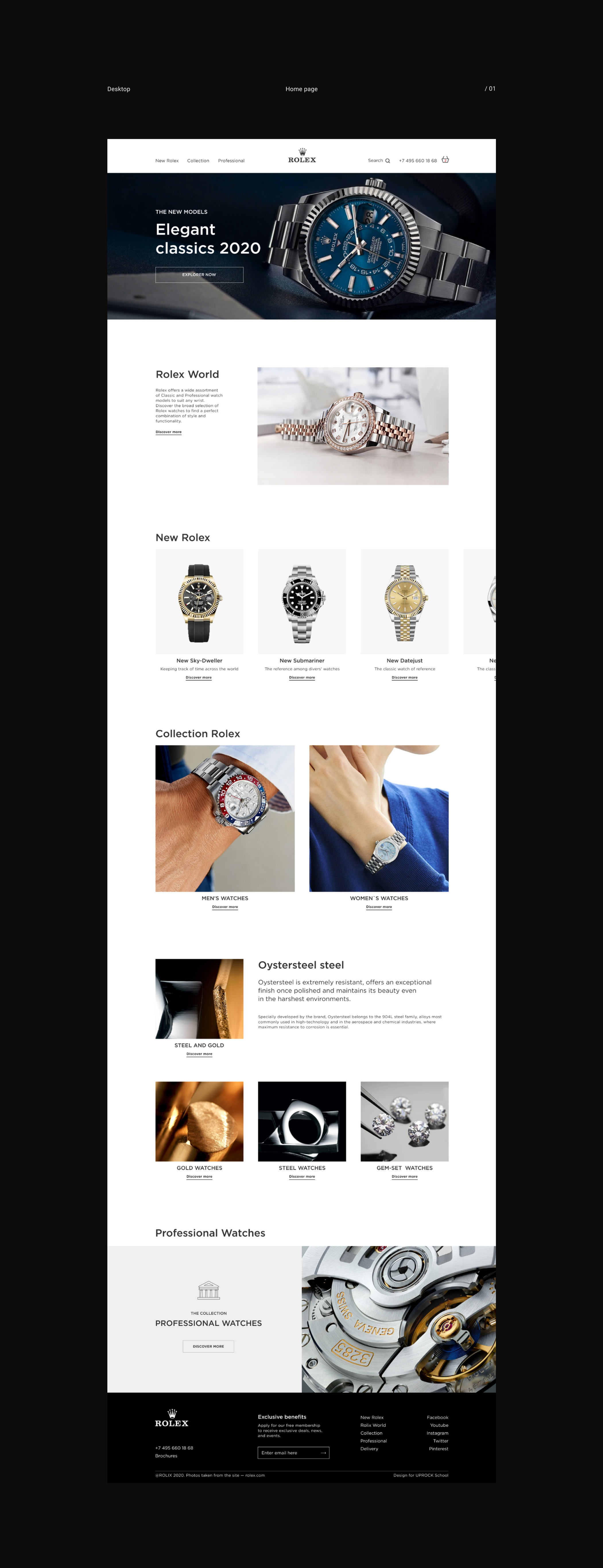 Rolex — Изображение №2 — Интерфейсы на Dprofile