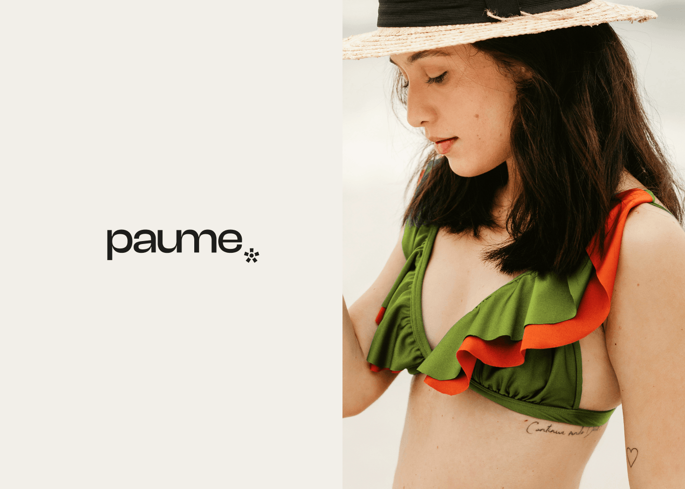Бренд купальников PAUME | Фирменный стиль, логотип — Изображение №1 — Брендинг на Dprofile