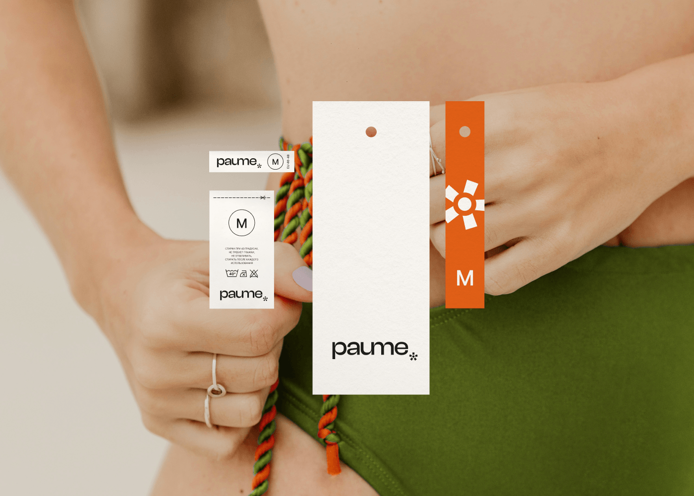 Бренд купальников PAUME | Фирменный стиль, логотип — Изображение №7 — Брендинг на Dprofile
