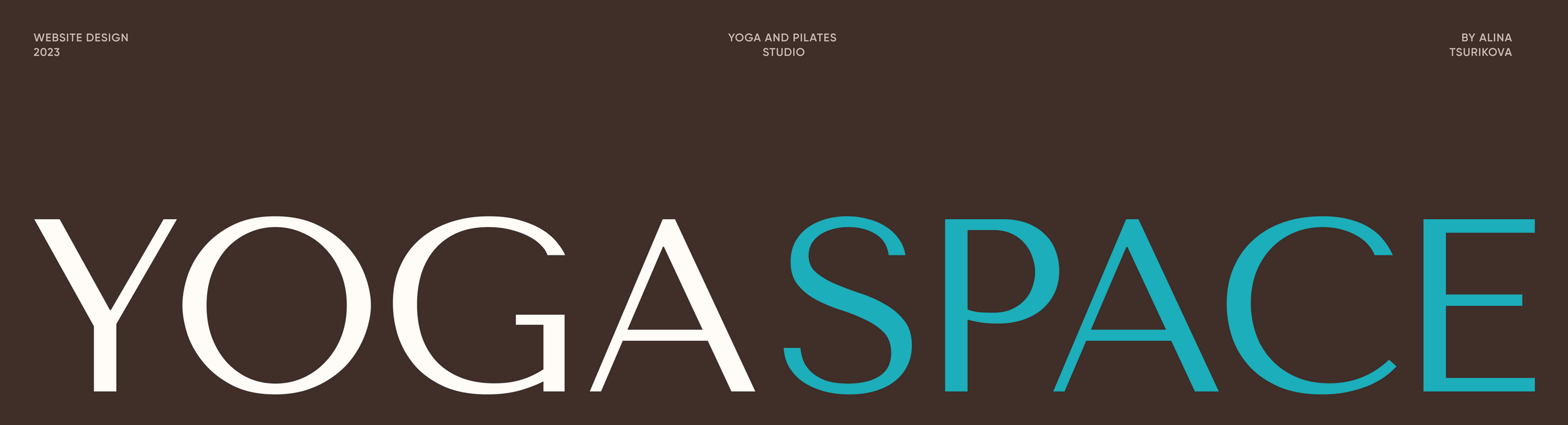 Yoga Space | Website Design for yoga studio — Изображение №1 — Интерфейсы, Брендинг на Dprofile
