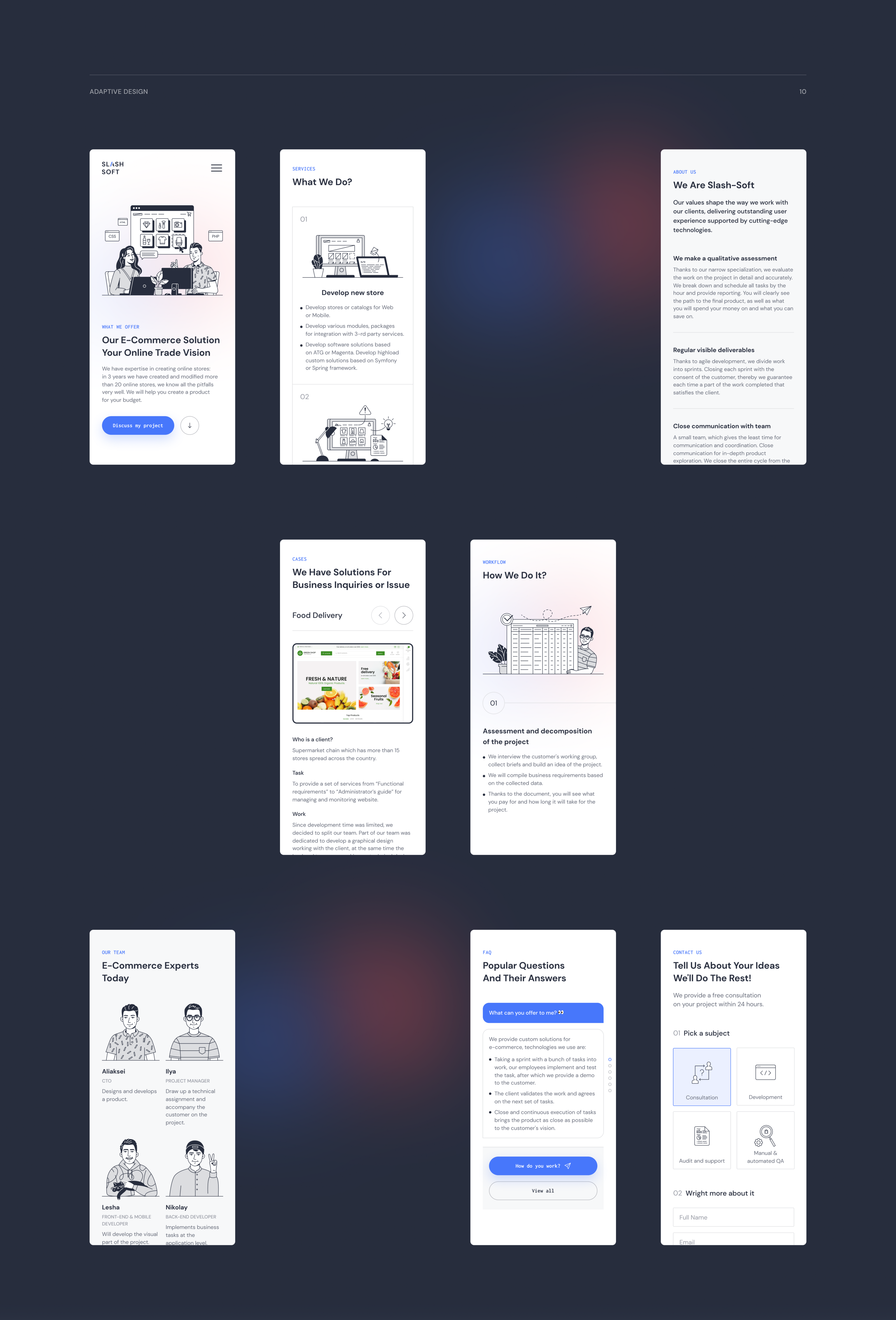 Slash Soft | Website Design for IT-company — Изображение №14 — Интерфейсы, Брендинг на Dprofile