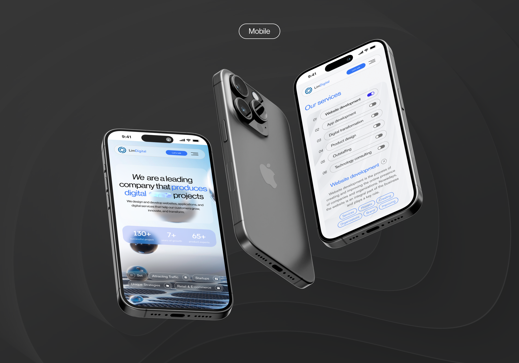 Website design digital projects | UI/UX design — Изображение №6 — Интерфейсы на Dprofile