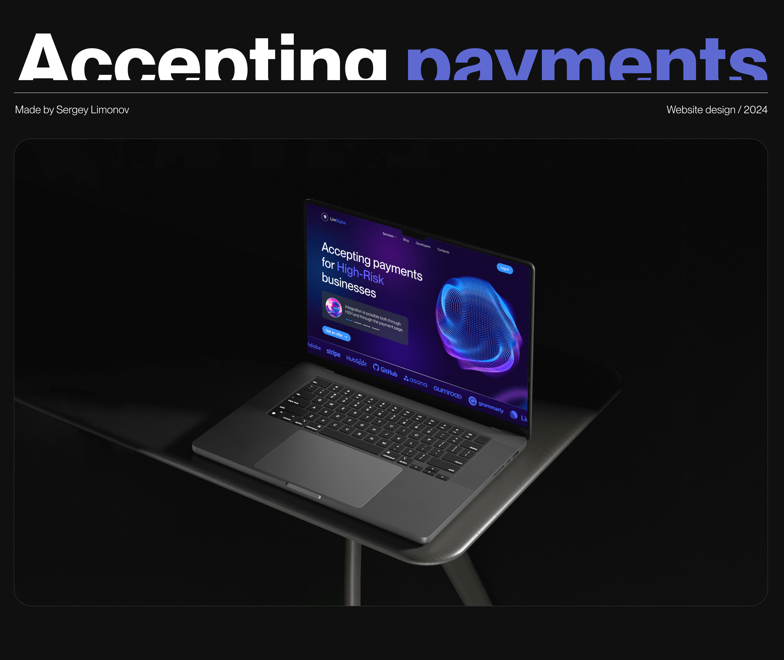 Website Design For Accepting Payments | UI/UX Design — Изображение №1 — Интерфейсы, Графика на Dprofile