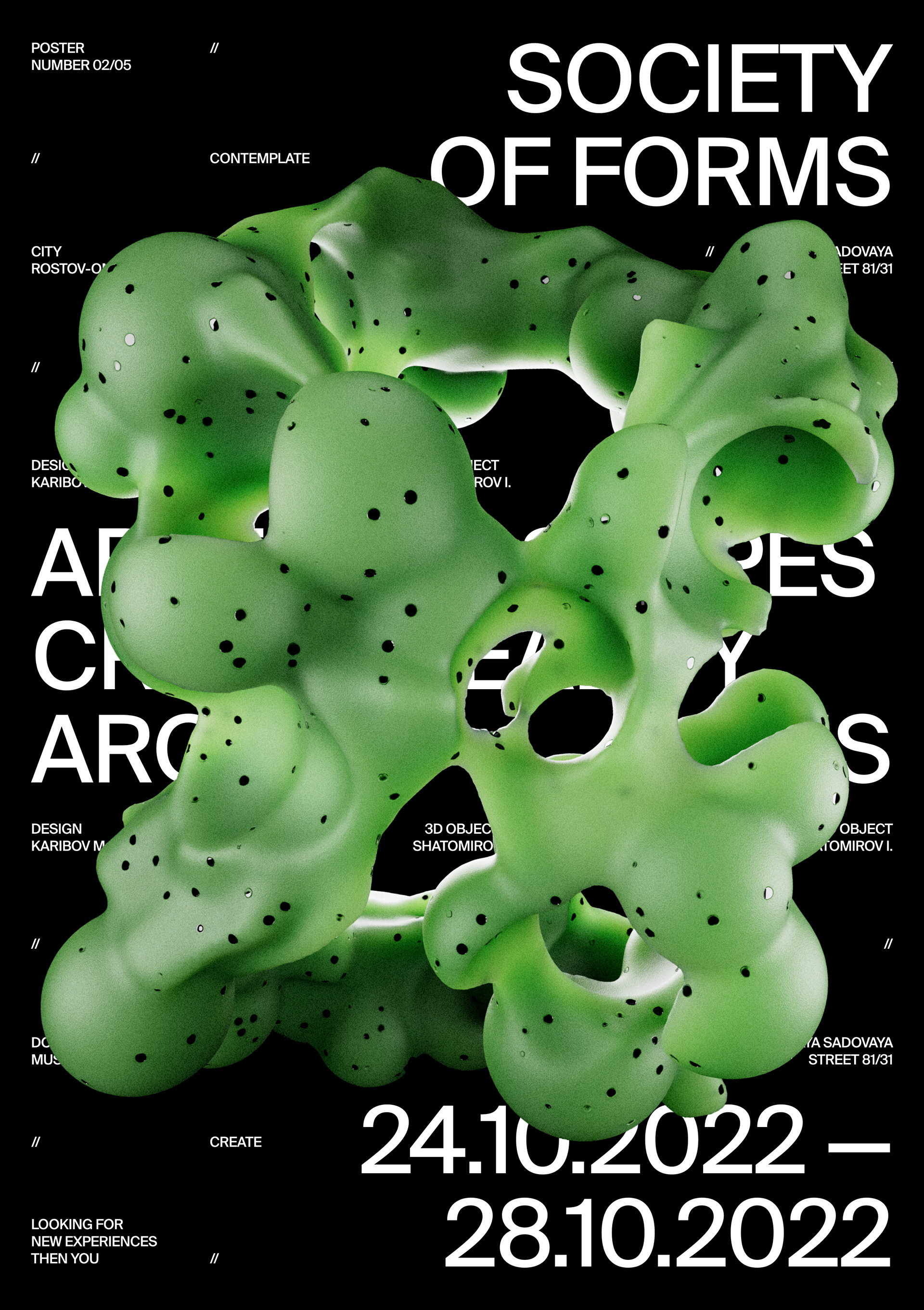 Posters — Society of forms — Изображение №10 — Брендинг, Графика, 3D на Dprofile