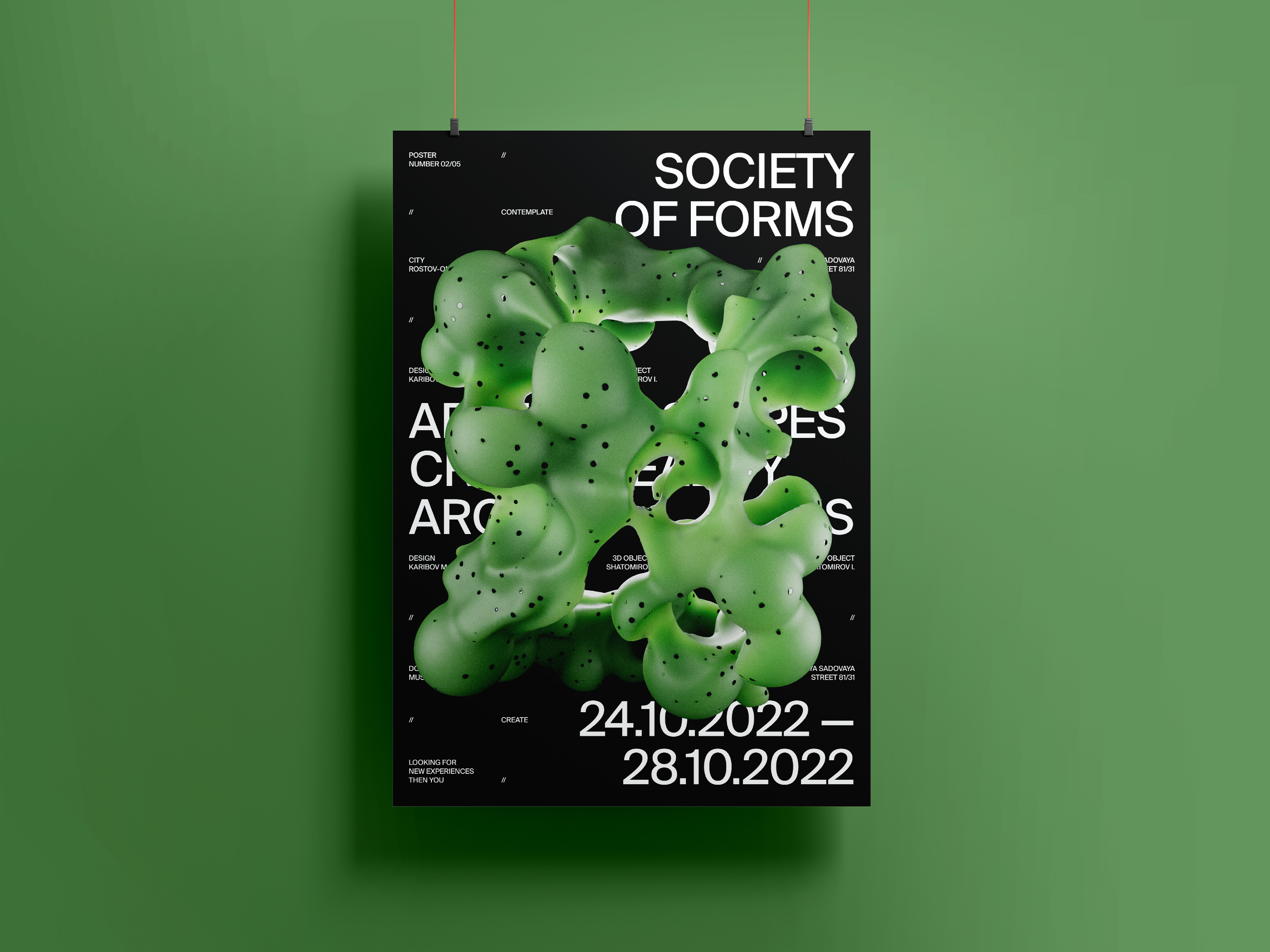 Posters — Society of forms — Изображение №11 — Брендинг, Графика, 3D на Dprofile