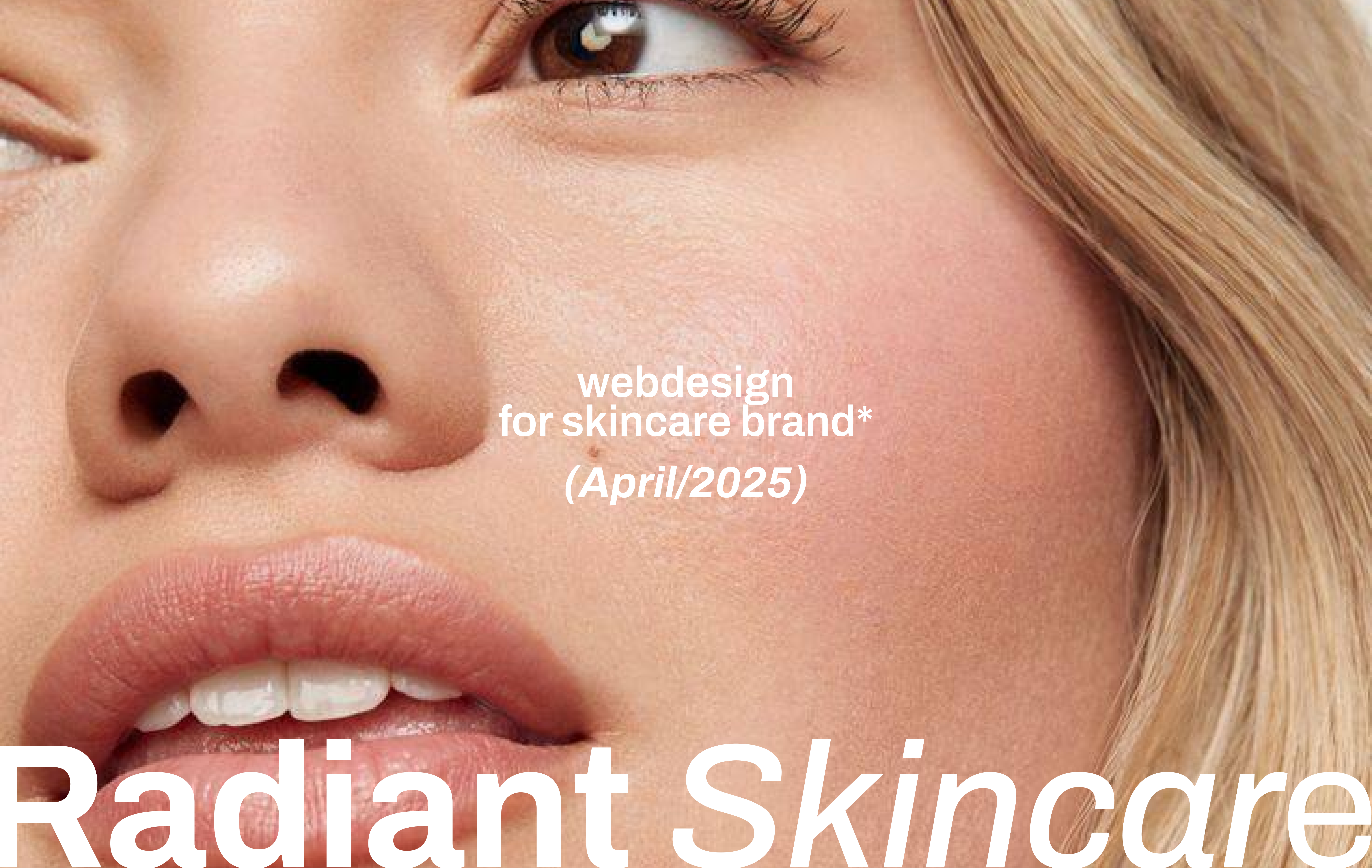 RADIANT SKINCARE WEBDESIGN — Изображение №1 — Интерфейсы, Брендинг на Dprofile