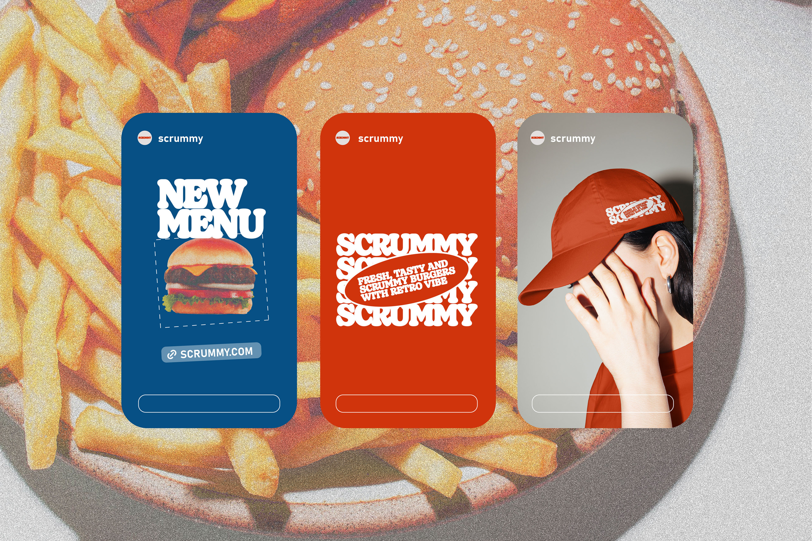RETRO BURGER CAFE BRAND IDENTITY — Изображение №20 — Брендинг на Dprofile