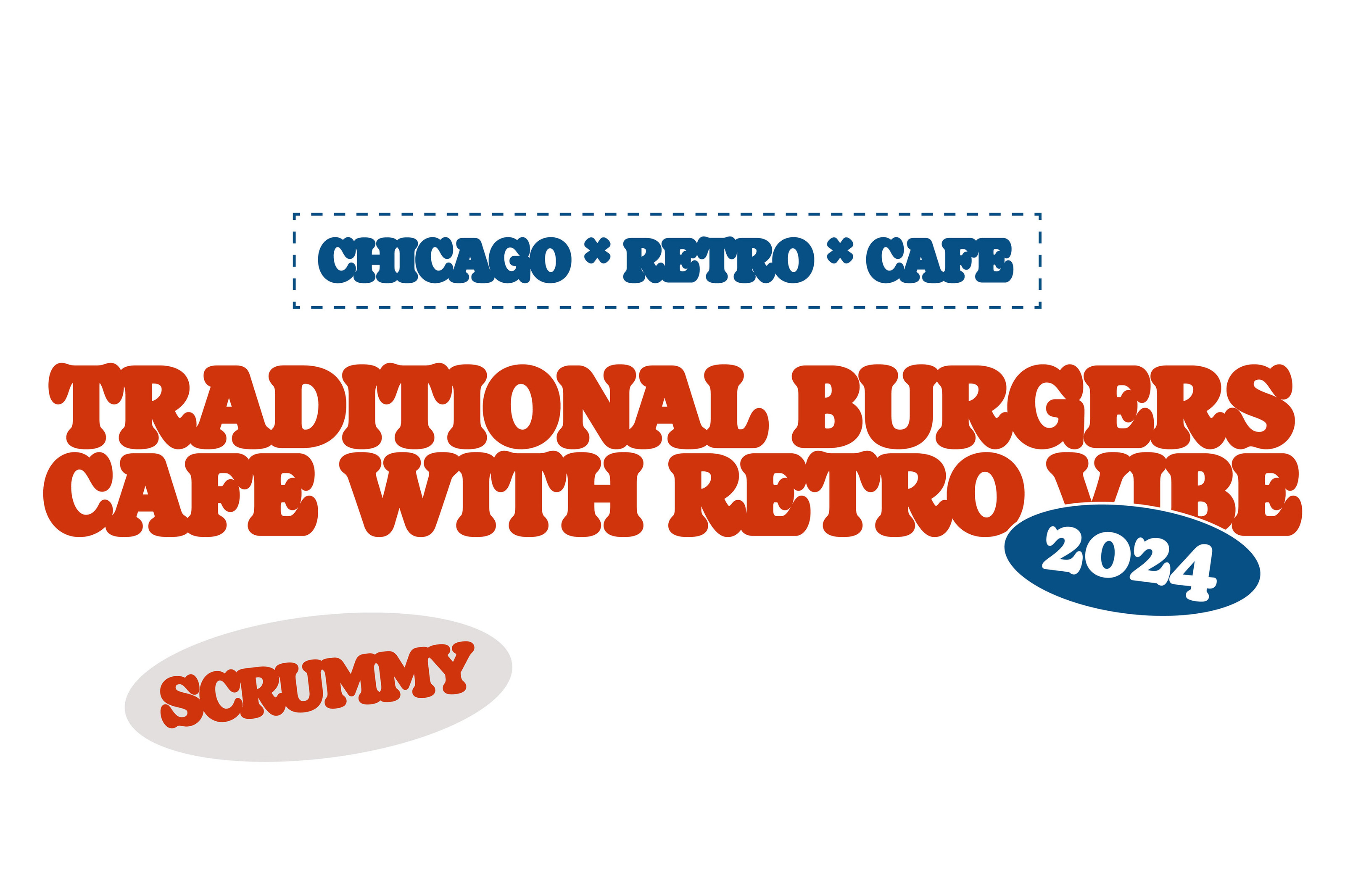 RETRO BURGER CAFE BRAND IDENTITY — Изображение №14 — Брендинг на Dprofile