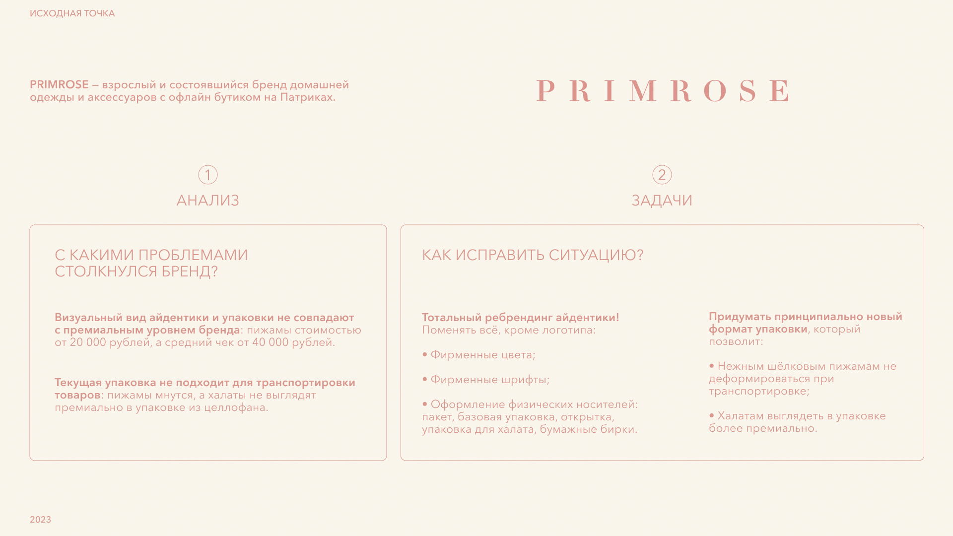 Ребрендинг магазина домашней одежды на Патриках «PRIMROSE» — Изображение №2 — Брендинг, Графика на Dprofile
