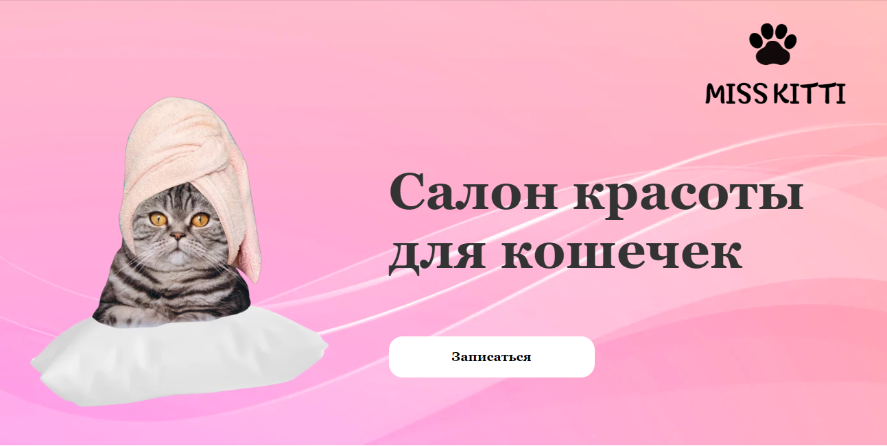 Салон красоты для кошечек Miss Kitti — Изображение №1 — Брендинг на Dprofile