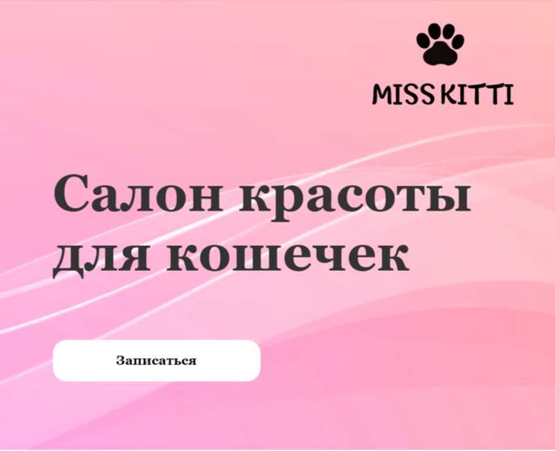 Салон красоты для кошечек Miss Kitti — Брендинг на Dprofile