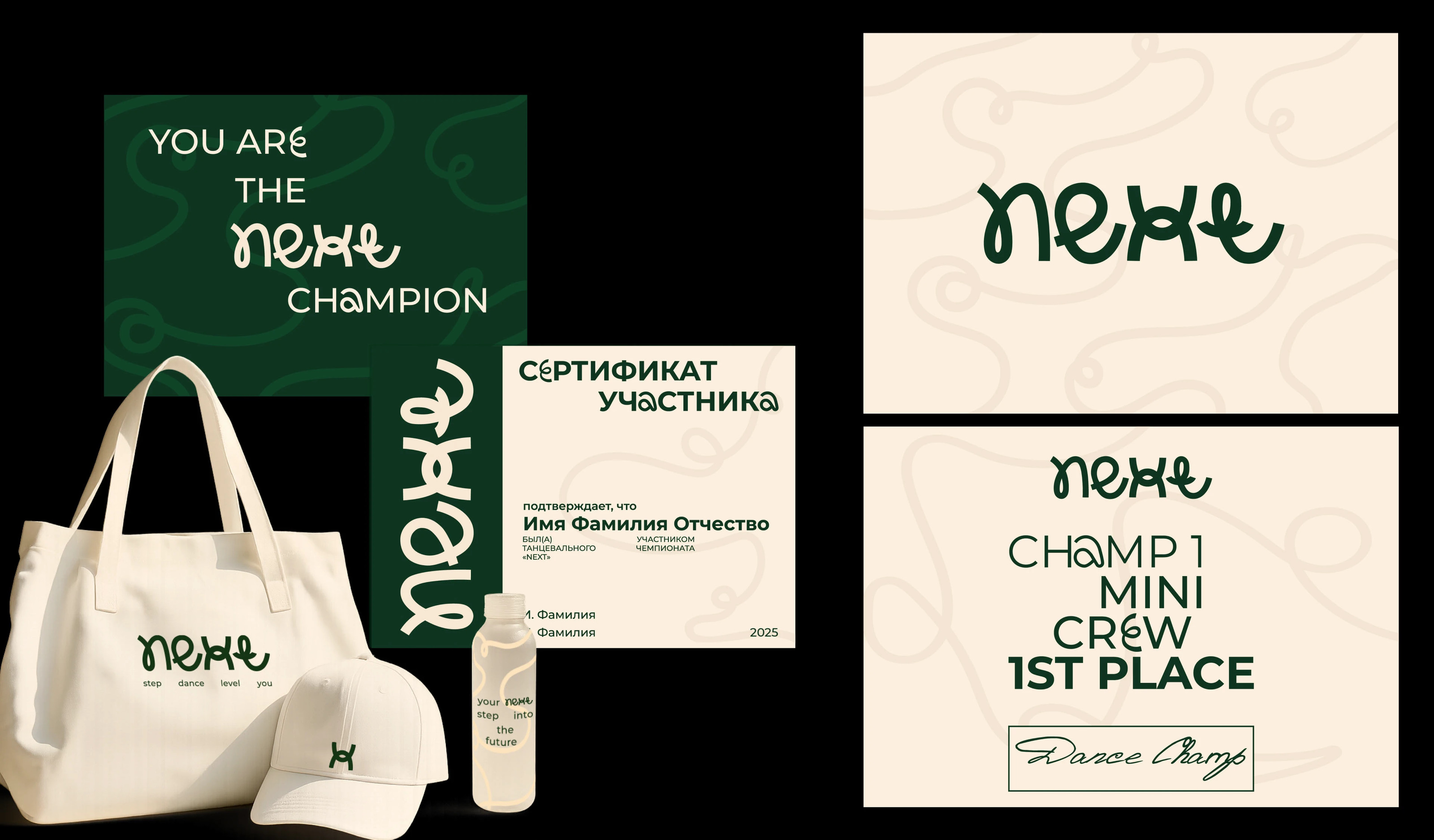 Next dance champ | logo&brand identity — Изображение №5 — Брендинг на Dprofile