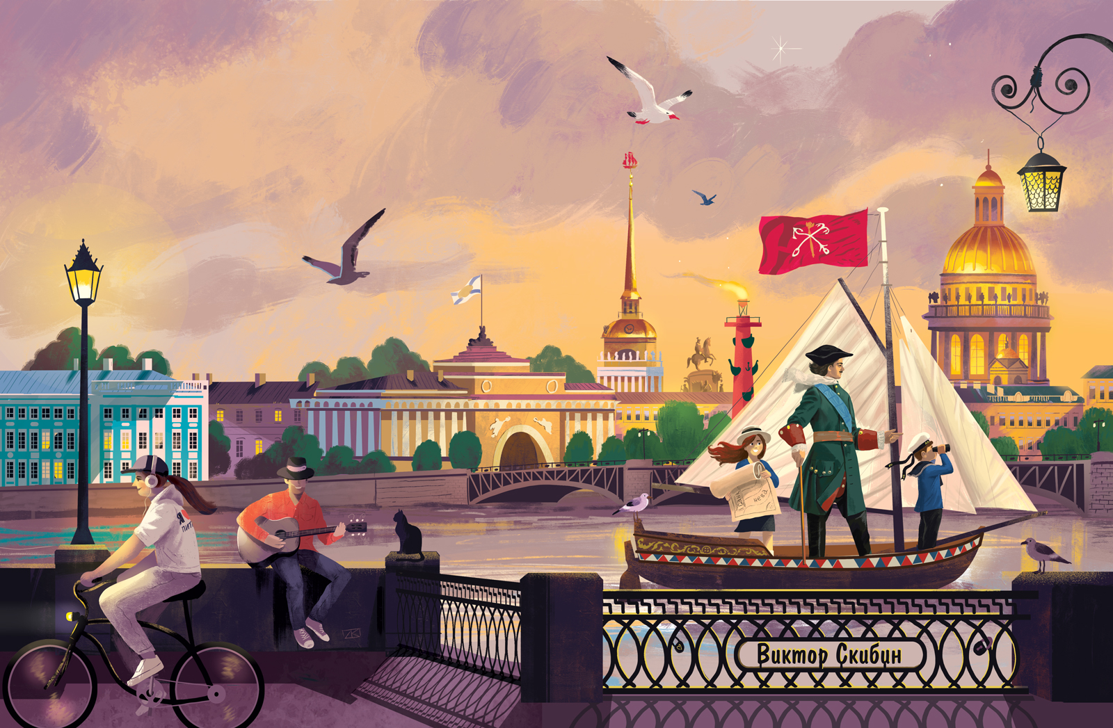Азбука юного петербуржца — Изображение №2 — Иллюстрация, Графика на Dprofile
