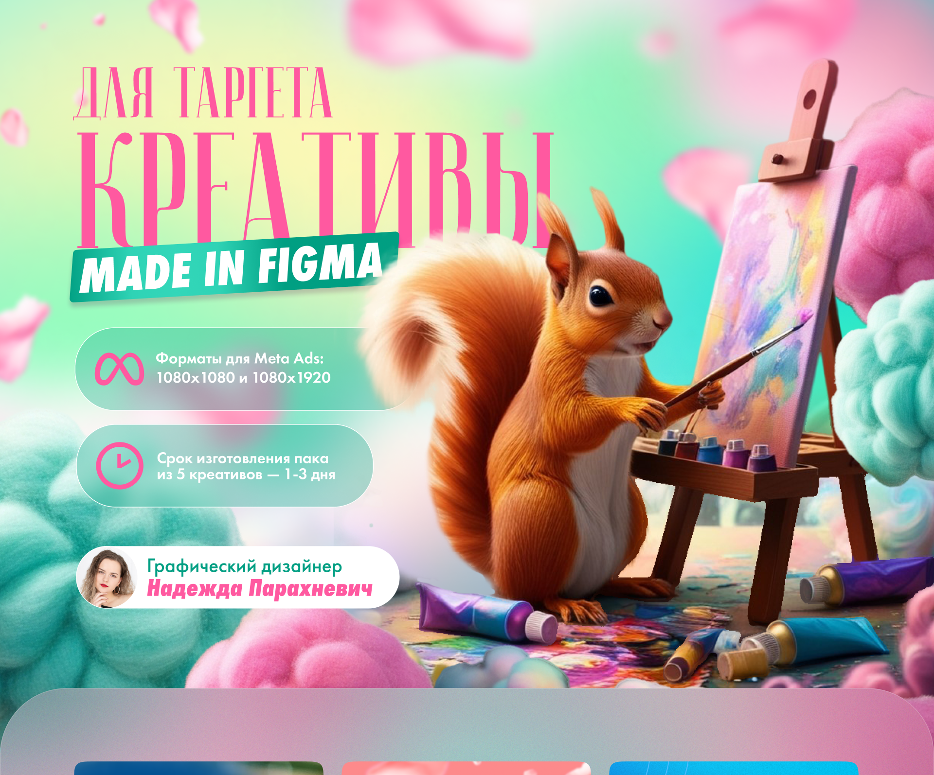 Креативы для таргетированной рекламы в Figma — Изображение №1 — Маркетинг на Dprofile