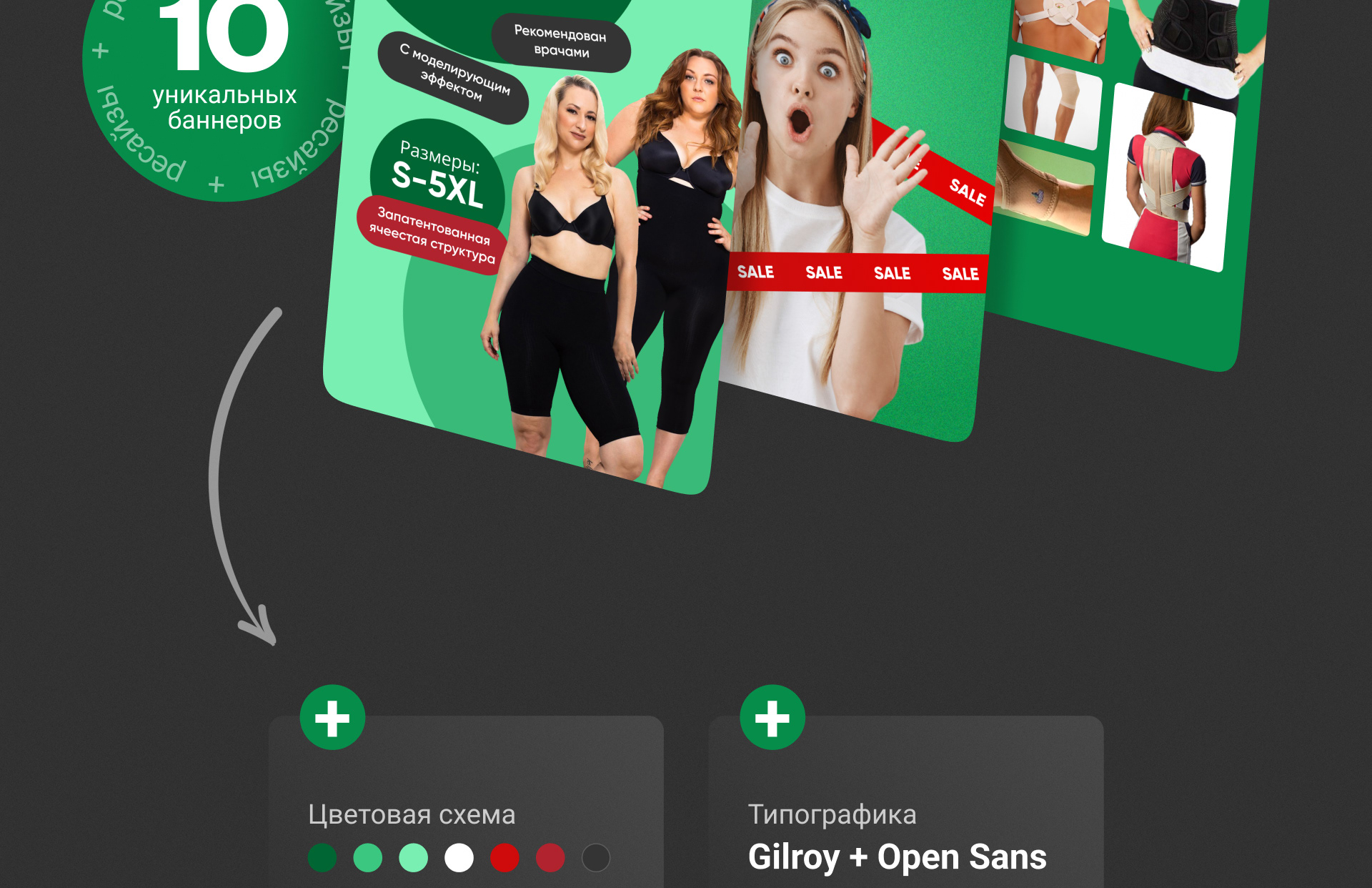 Рекламные креативы для медицинского трикотажа — Изображение №2 — Маркетинг на Dprofile