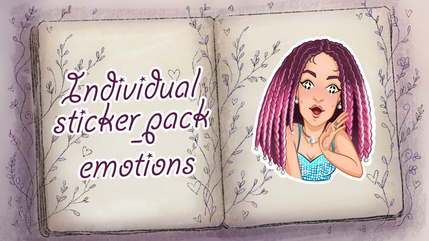Индивидуальный стикер-пак отражающий эмоции! — Изображение №1 — Брендинг, Иллюстрация на Dprofile