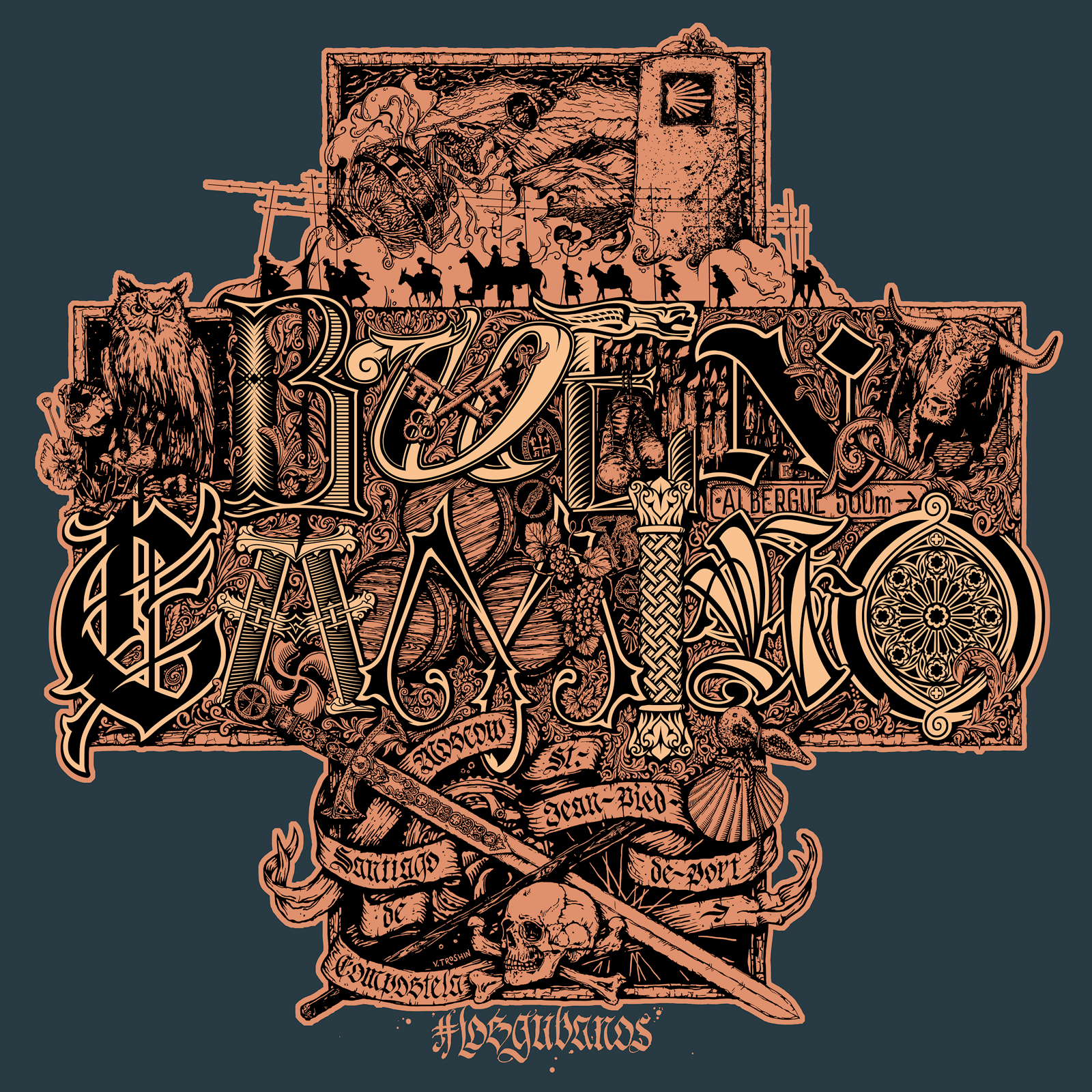 Buen Camino — Изображение №1 — Иллюстрация, Графика на Dprofile
