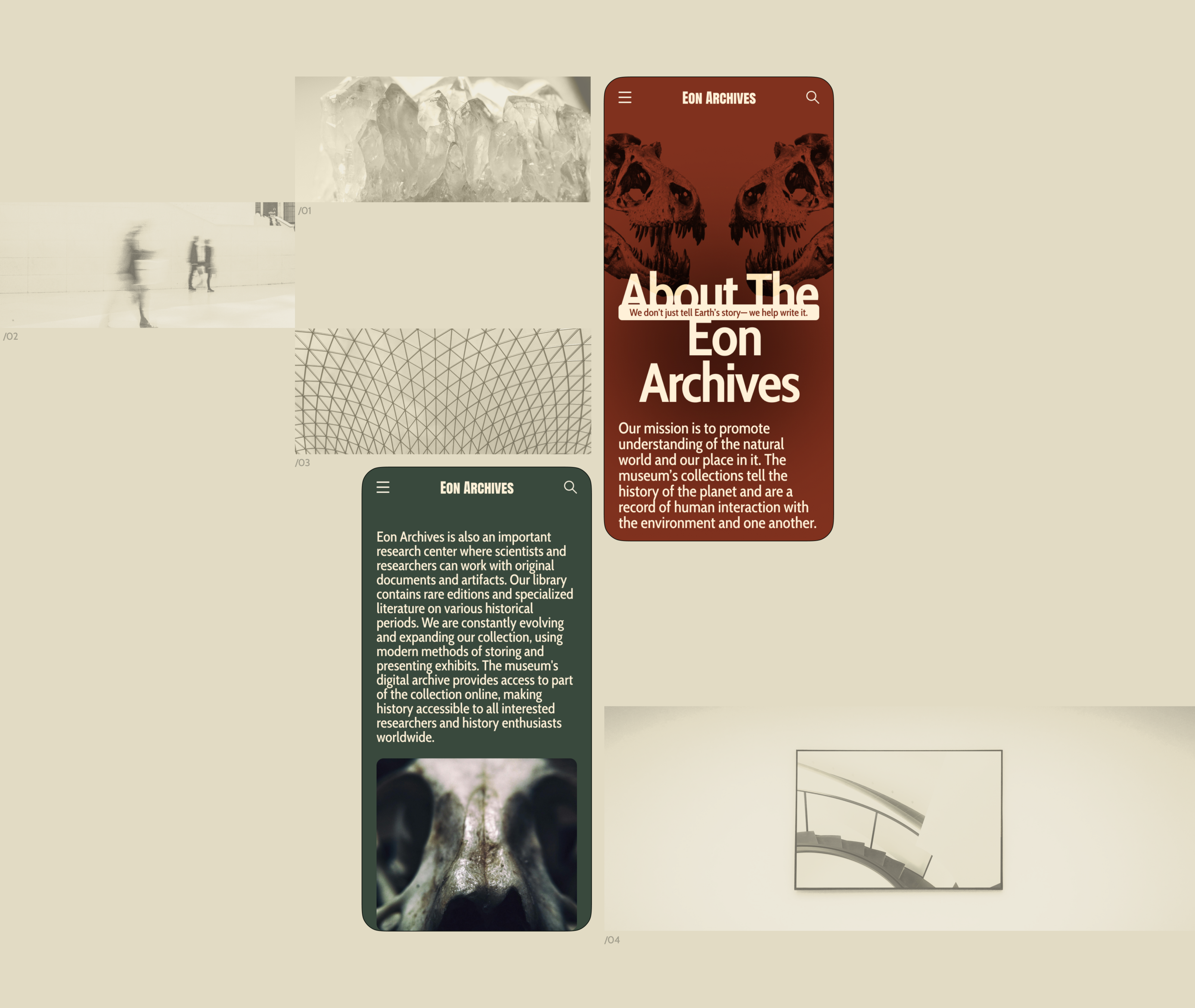 EON ARCHIVES | CORPORATE WEBSITE — Изображение №8 — Интерфейсы на Dprofile