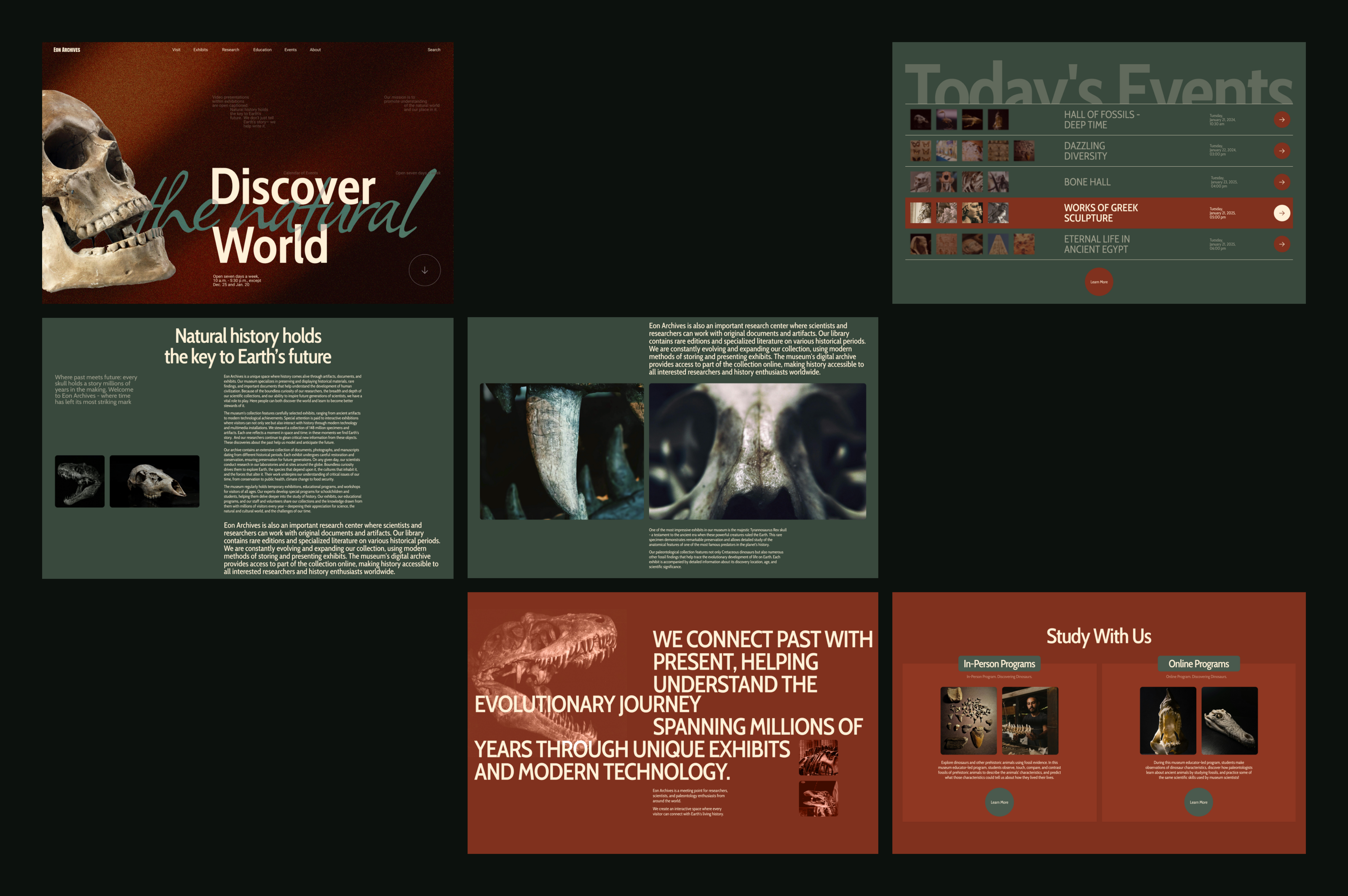 EON ARCHIVES | CORPORATE WEBSITE — Изображение №7 — Интерфейсы на Dprofile