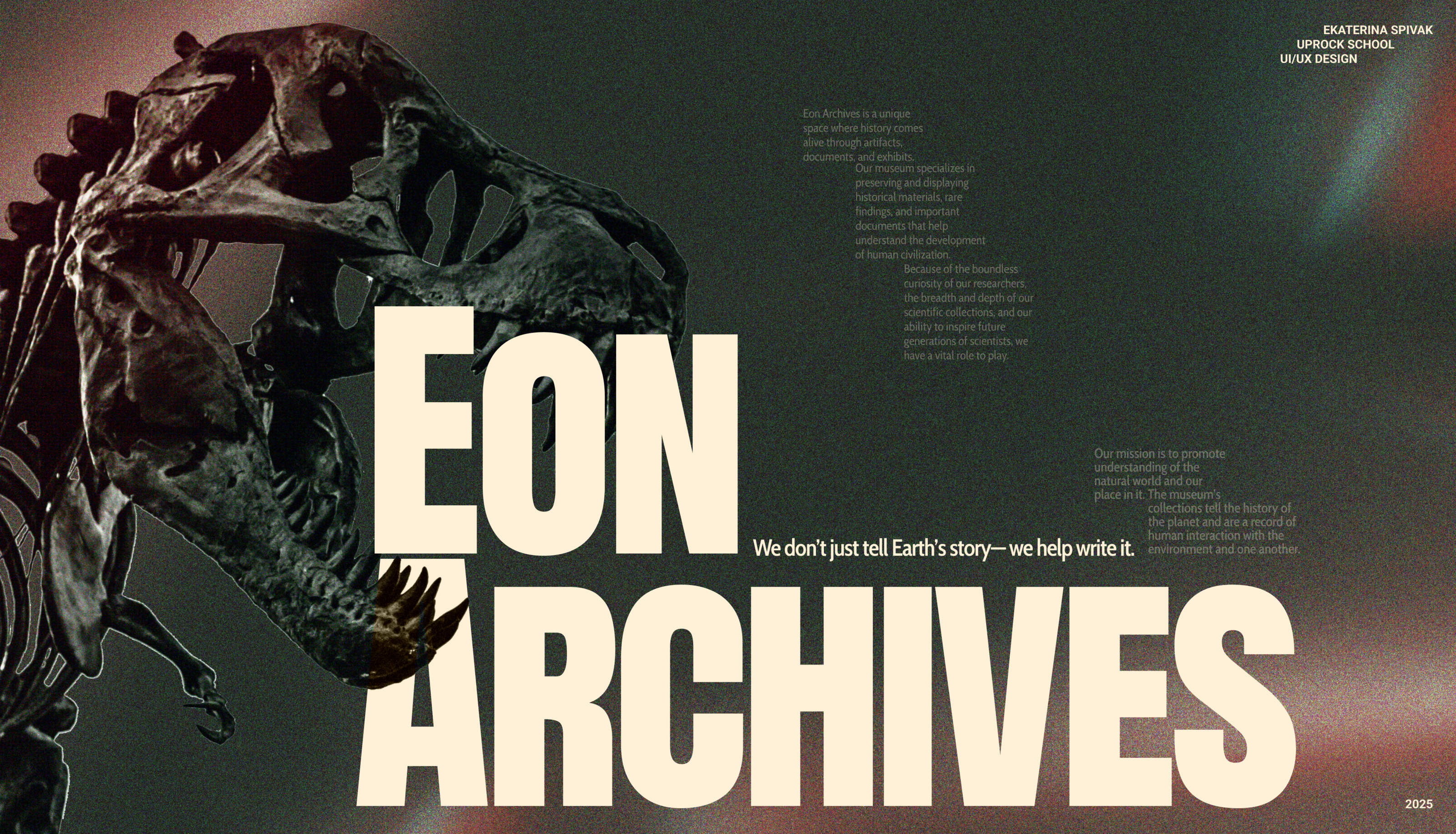 EON ARCHIVES | CORPORATE WEBSITE — Изображение №1 — Интерфейсы на Dprofile
