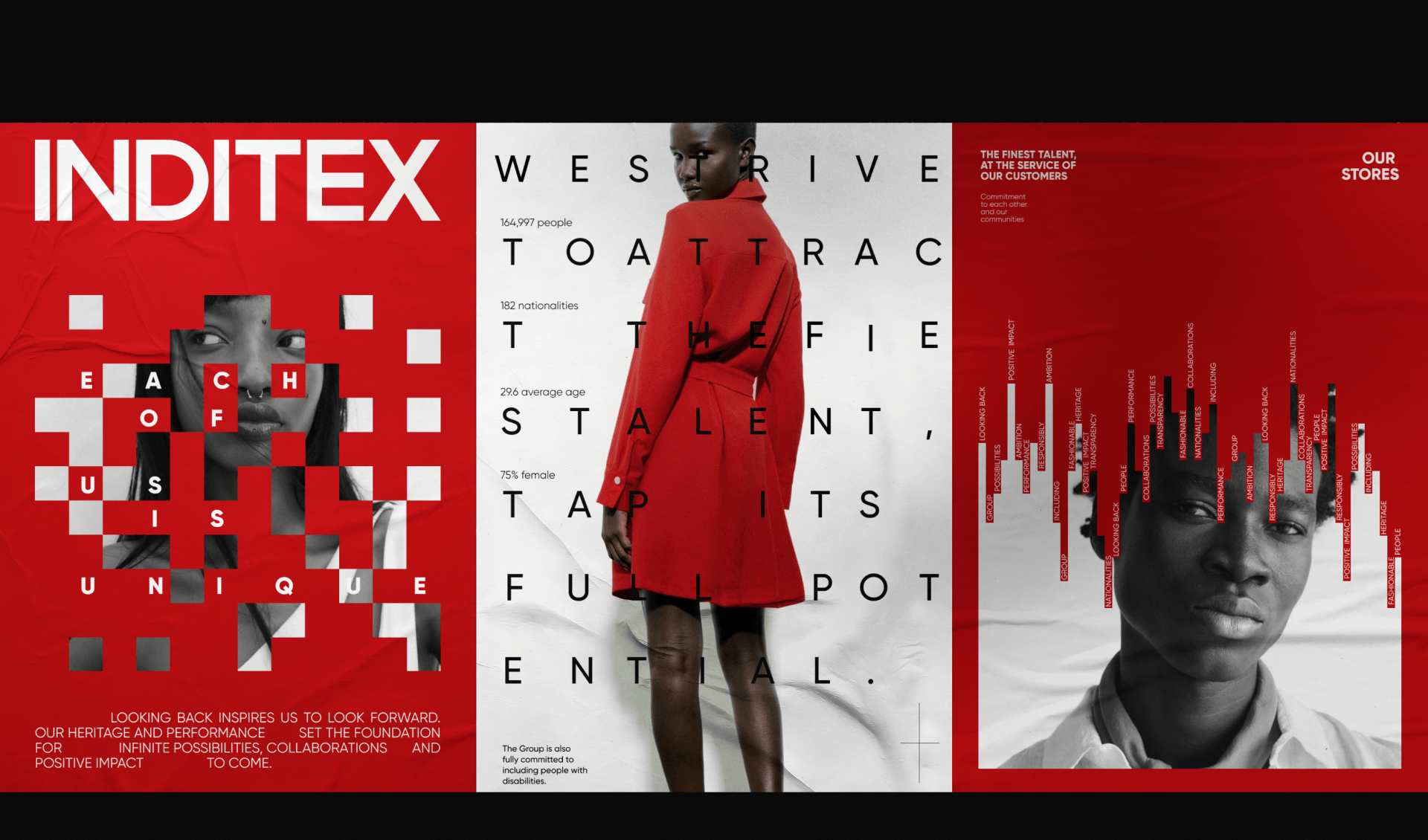 INDITEX [Corporate website redesign] — Изображение №12 — Интерфейсы, Анимация на Dprofile