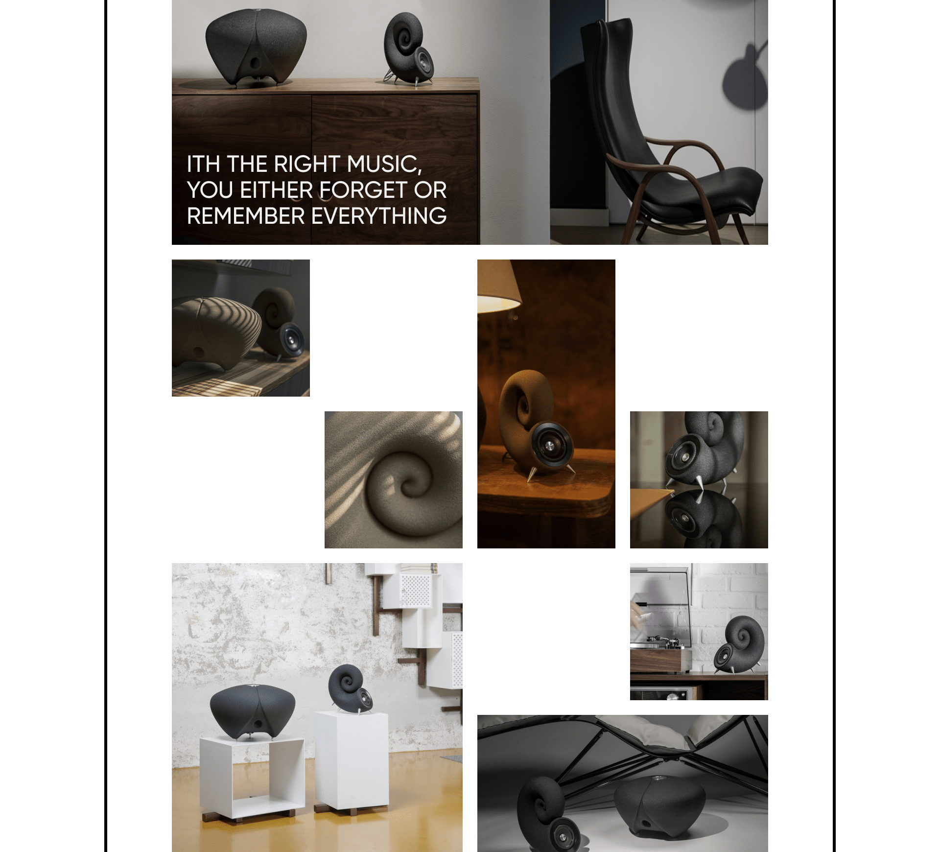 Landing Page for Spirulina speakers — Изображение №5 — Интерфейсы на Dprofile