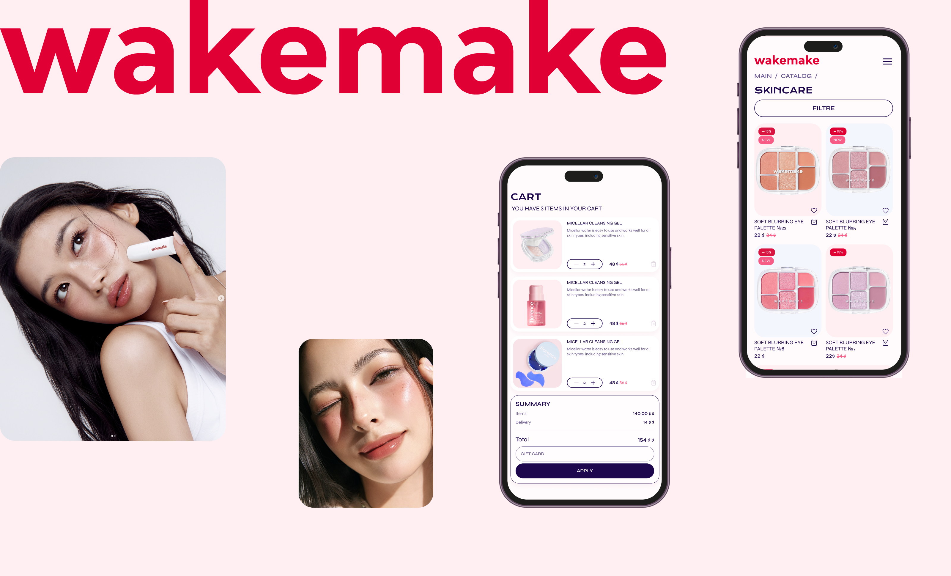 E-store wakemake cosmetics — Изображение №6 — Интерфейсы на Dprofile