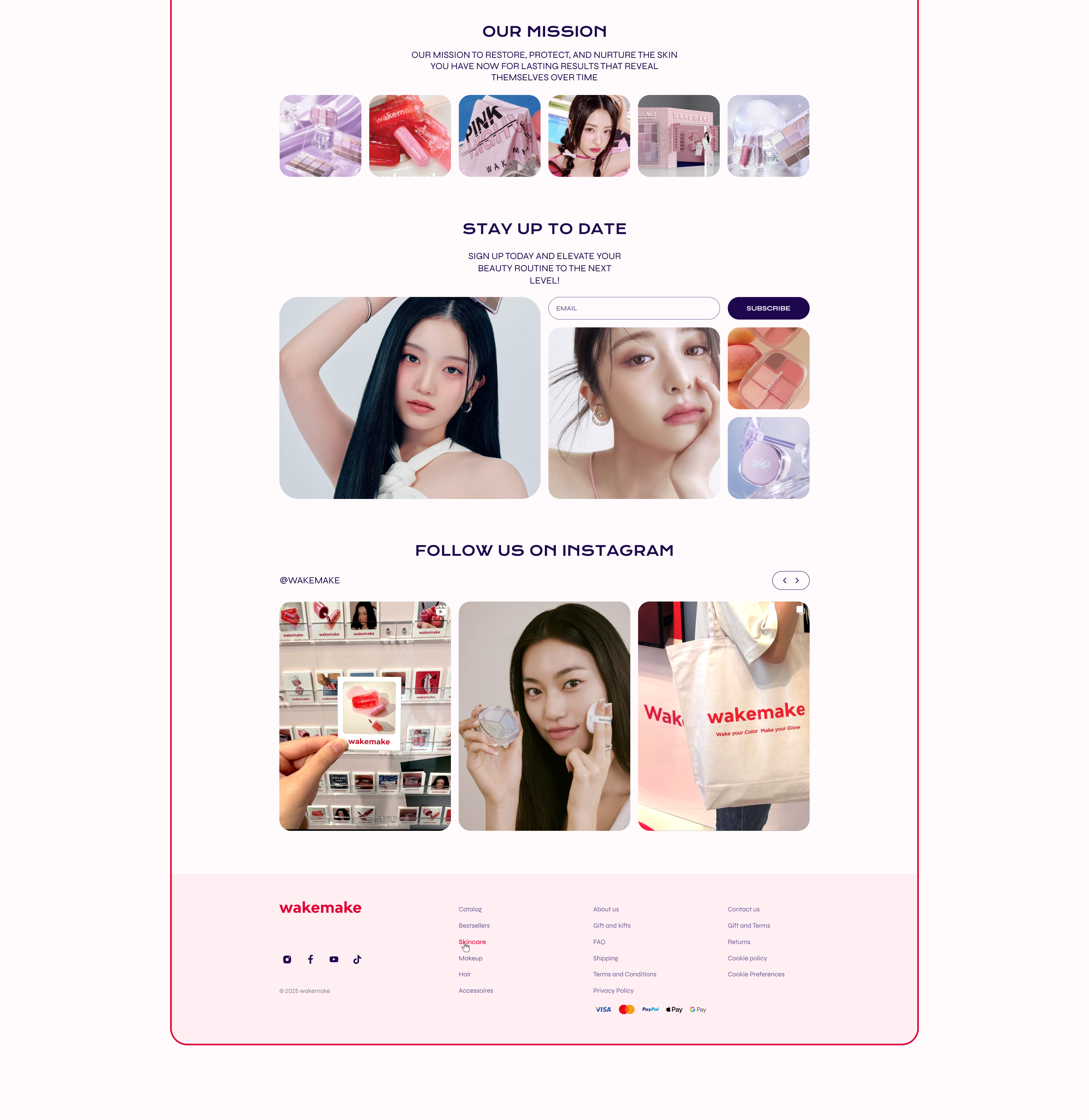 E-store wakemake cosmetics — Изображение №3 — Интерфейсы на Dprofile