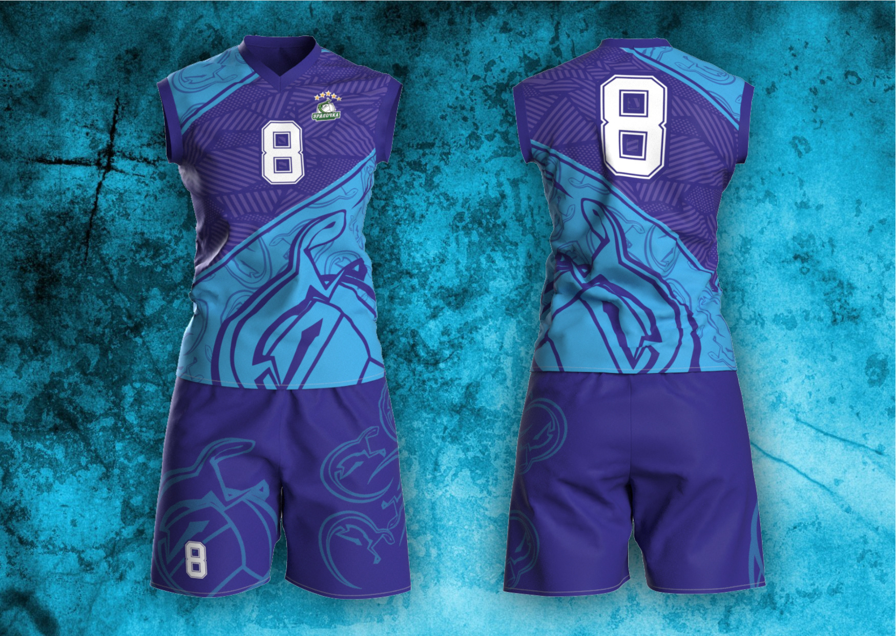 Сoncept design of a volleyball uniform — Изображение №2 — Графика на Dprofile