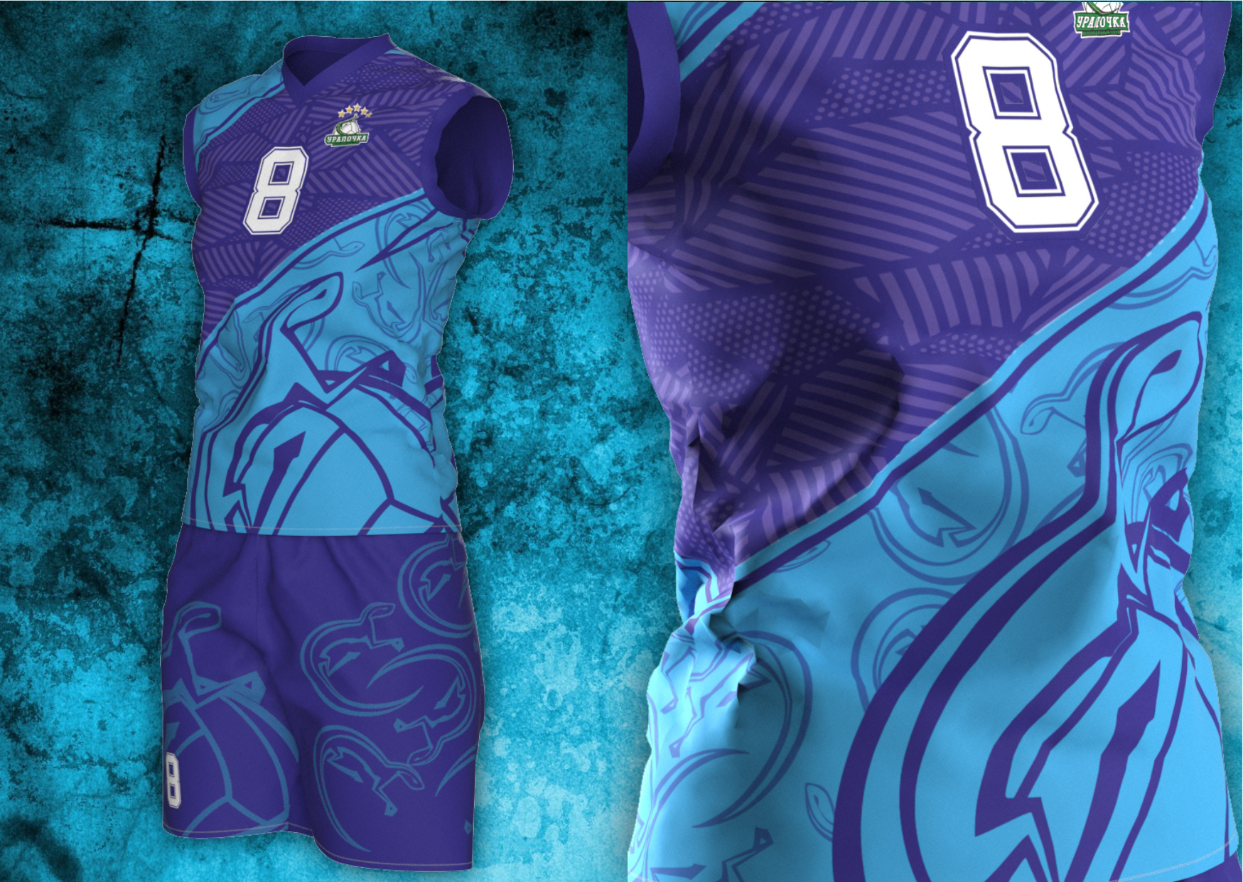 Сoncept design of a volleyball uniform — Изображение №3 — Графика на Dprofile