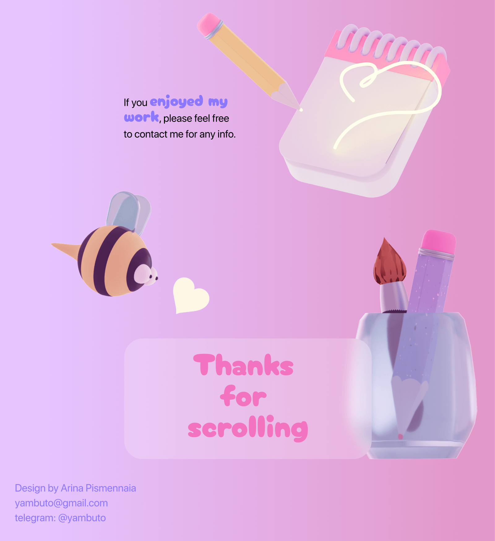 3D CV иллюстрация — Изображение №4 — Иллюстрация, 3D на Dprofile