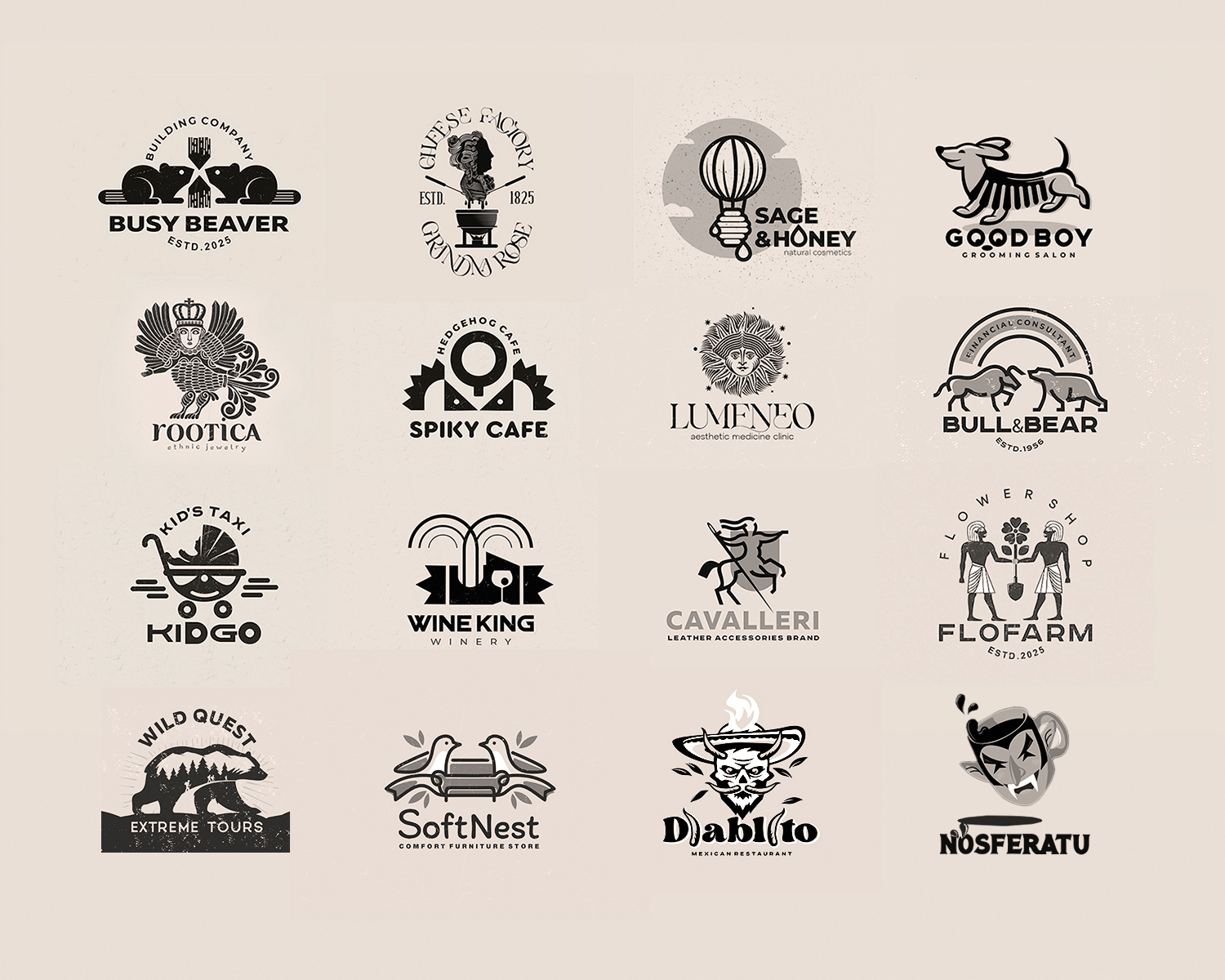 #30days30logos — Изображение №1 — Брендинг, Графика на Dprofile