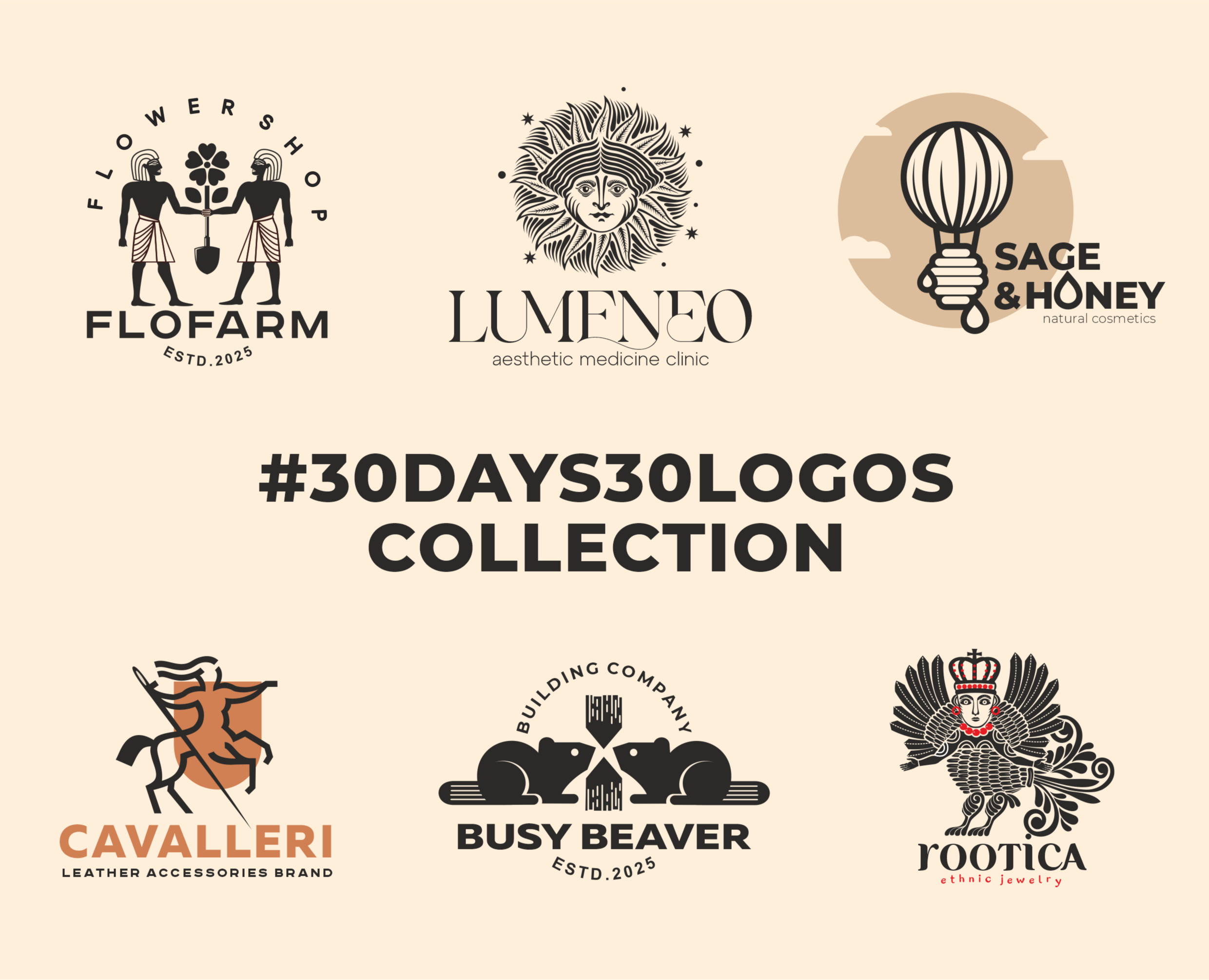 #30days30logos на Dprofile