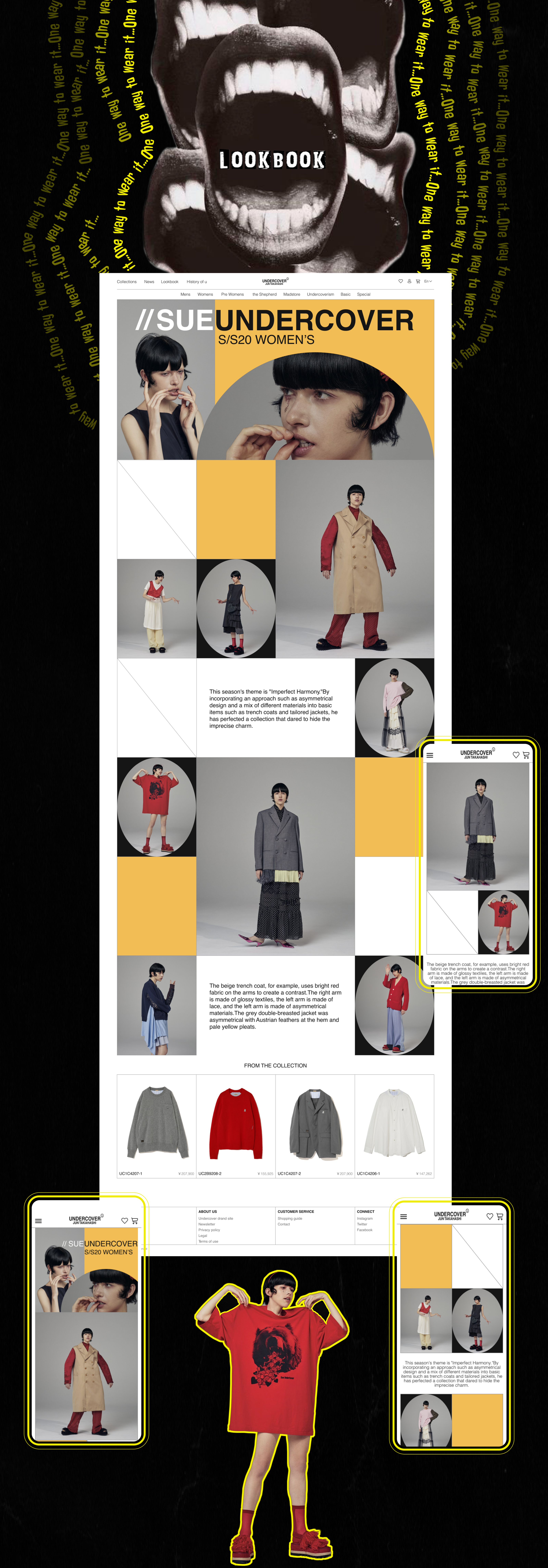 UNDERCOVER | E-commerce redesign — Изображение №7 — Интерфейсы на Dprofile