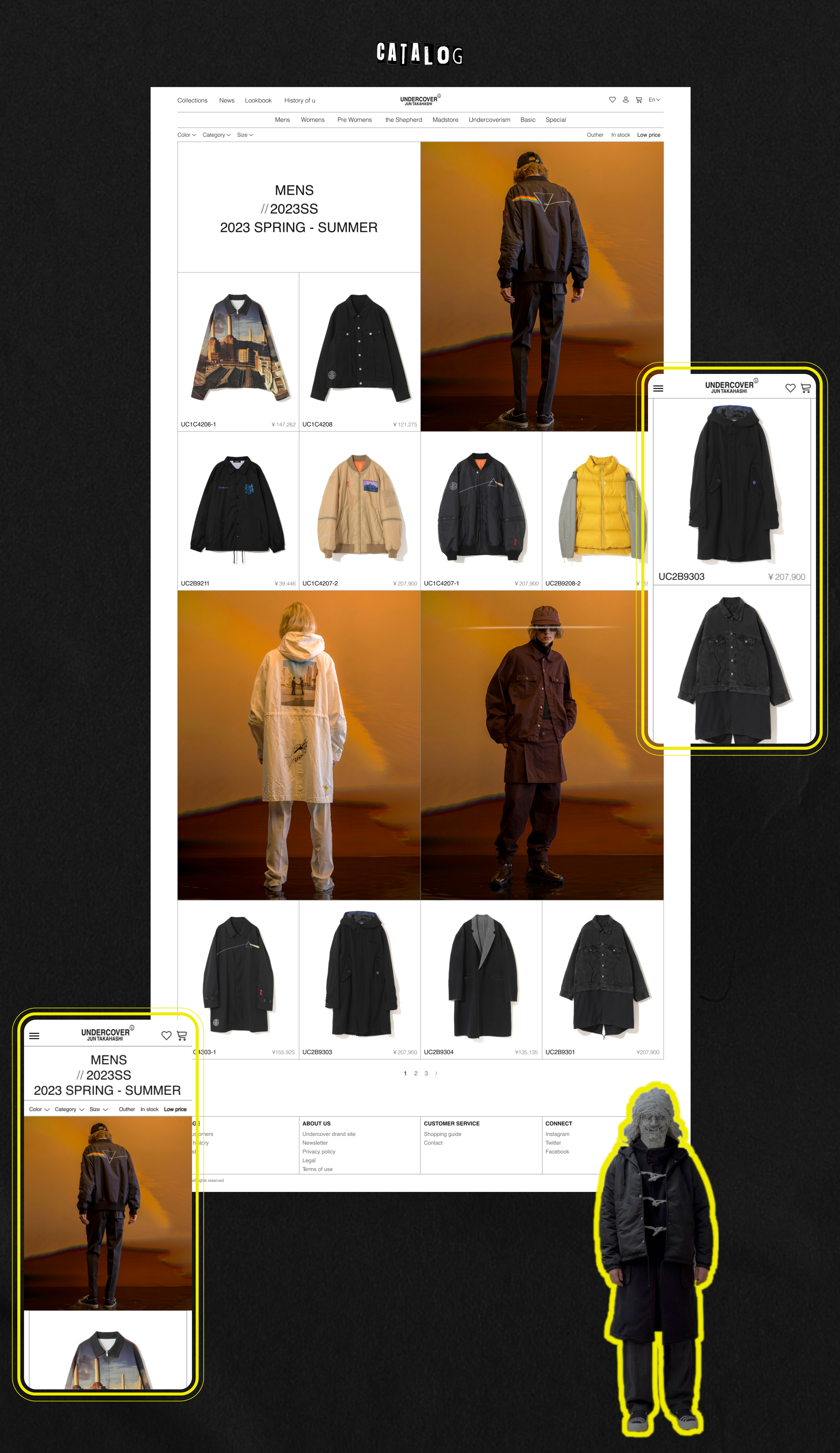 UNDERCOVER | E-commerce redesign — Изображение №3 — Интерфейсы на Dprofile