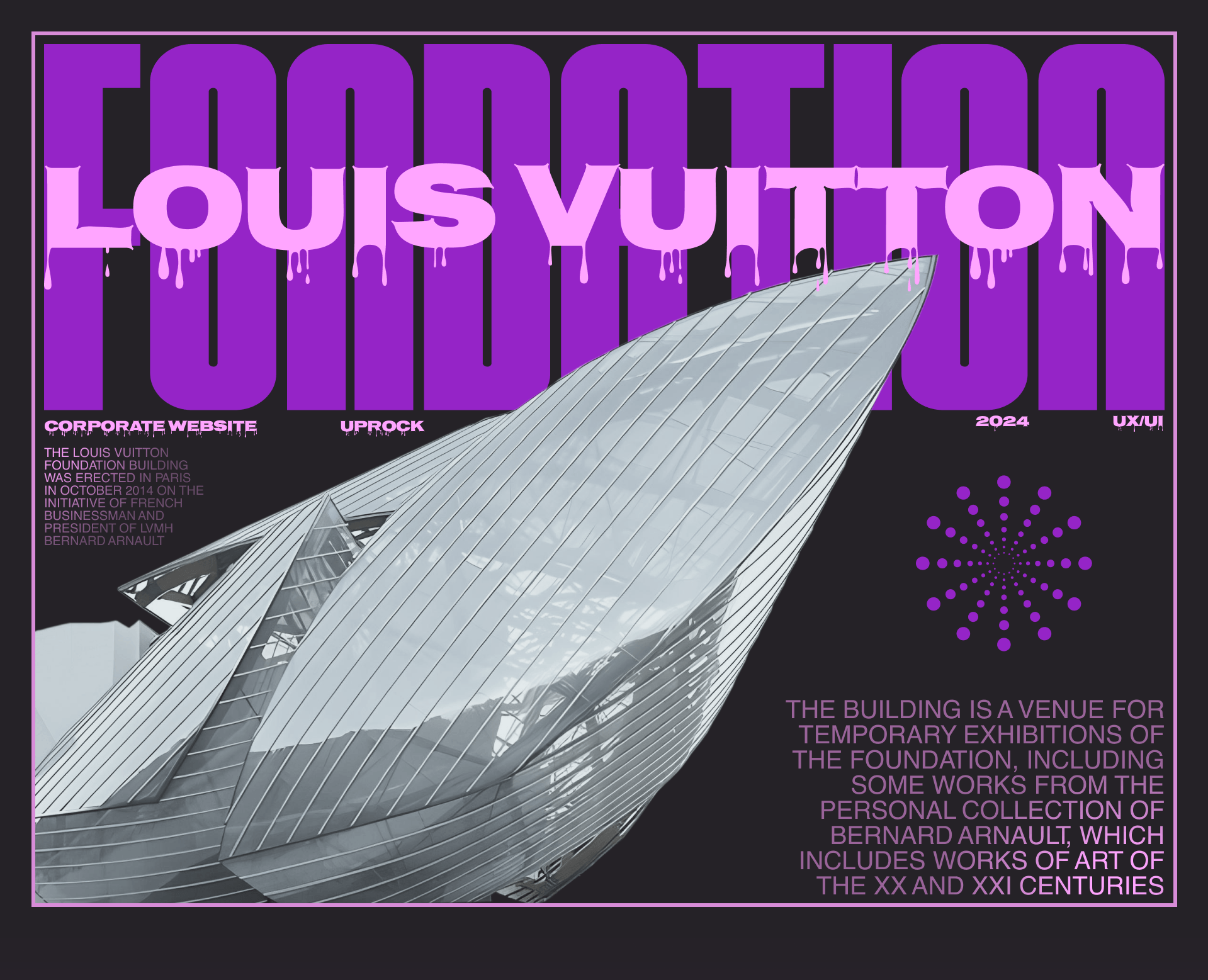 Fondation Louis Vuitton | Corporate Redesign concept — Изображение №1 — Интерфейсы на Dprofile