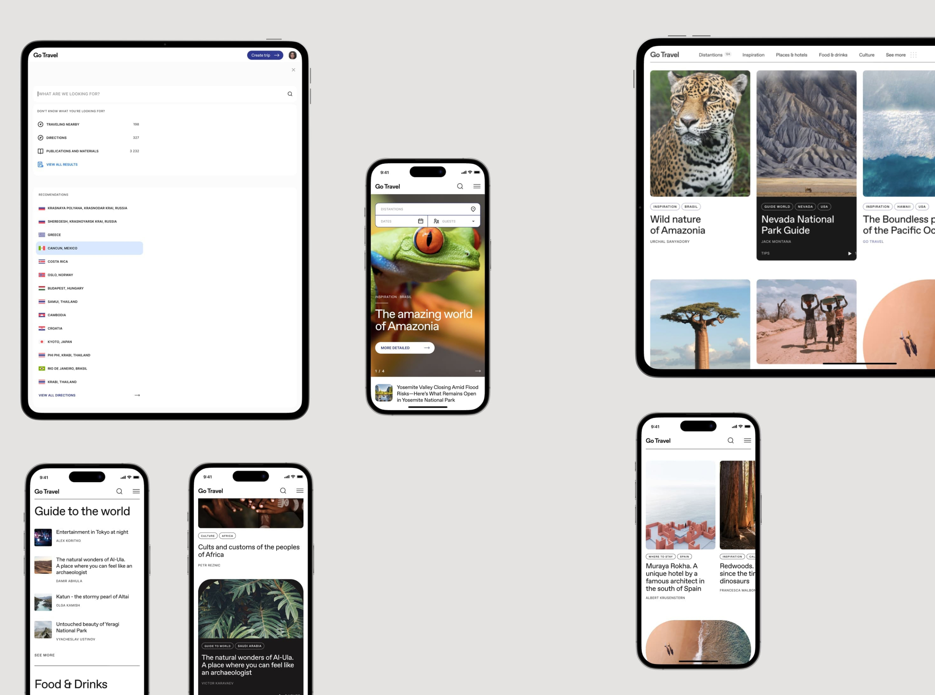 Go Travel — Изображение №5 — Интерфейсы на Dprofile