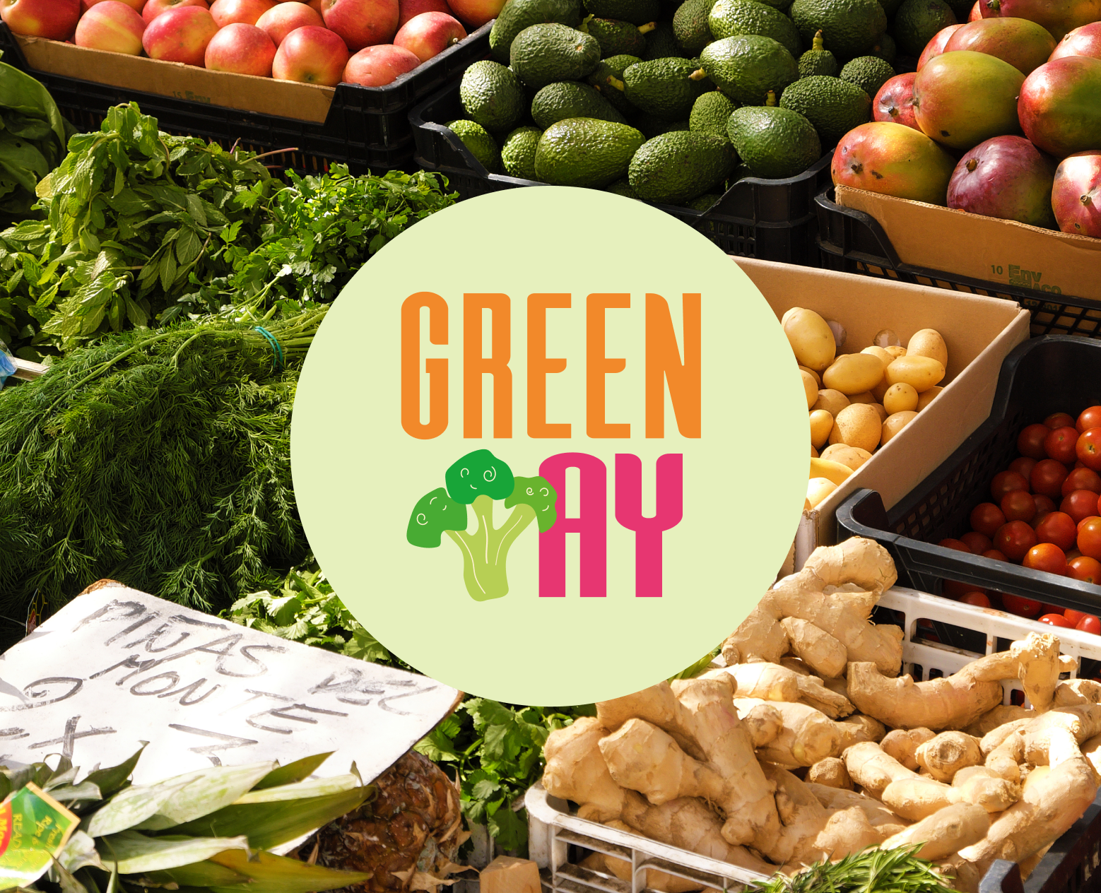 Эко-маркет Green Way | Фирменный стиль — Брендинг, Иллюстрация на Dprofile