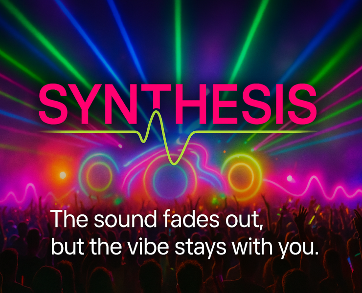 Логотип фестиваля электронной музыки SYNTHESIS — Брендинг на Dprofile