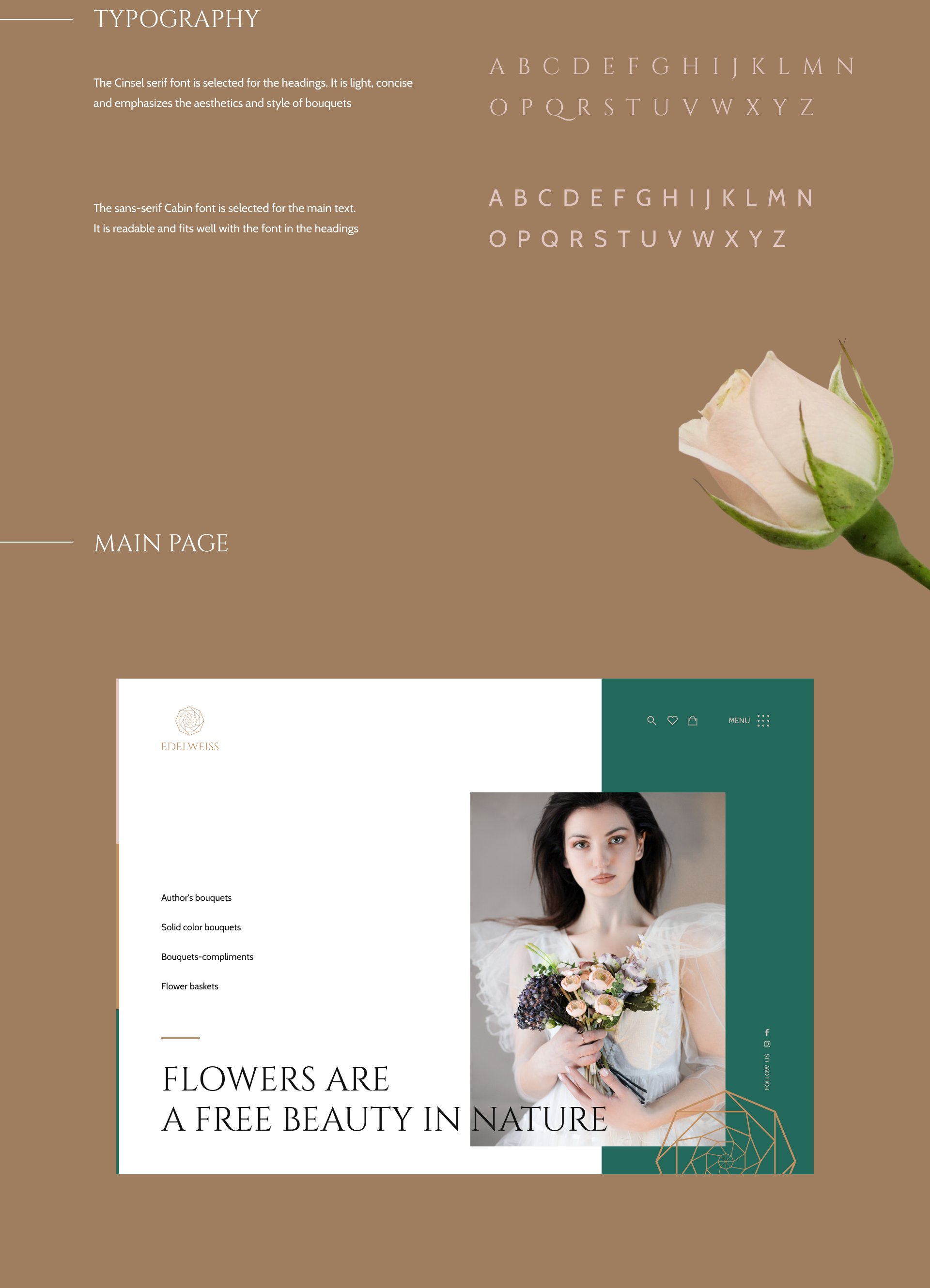 Flower delivery website — Изображение №3 — Интерфейсы на Dprofile