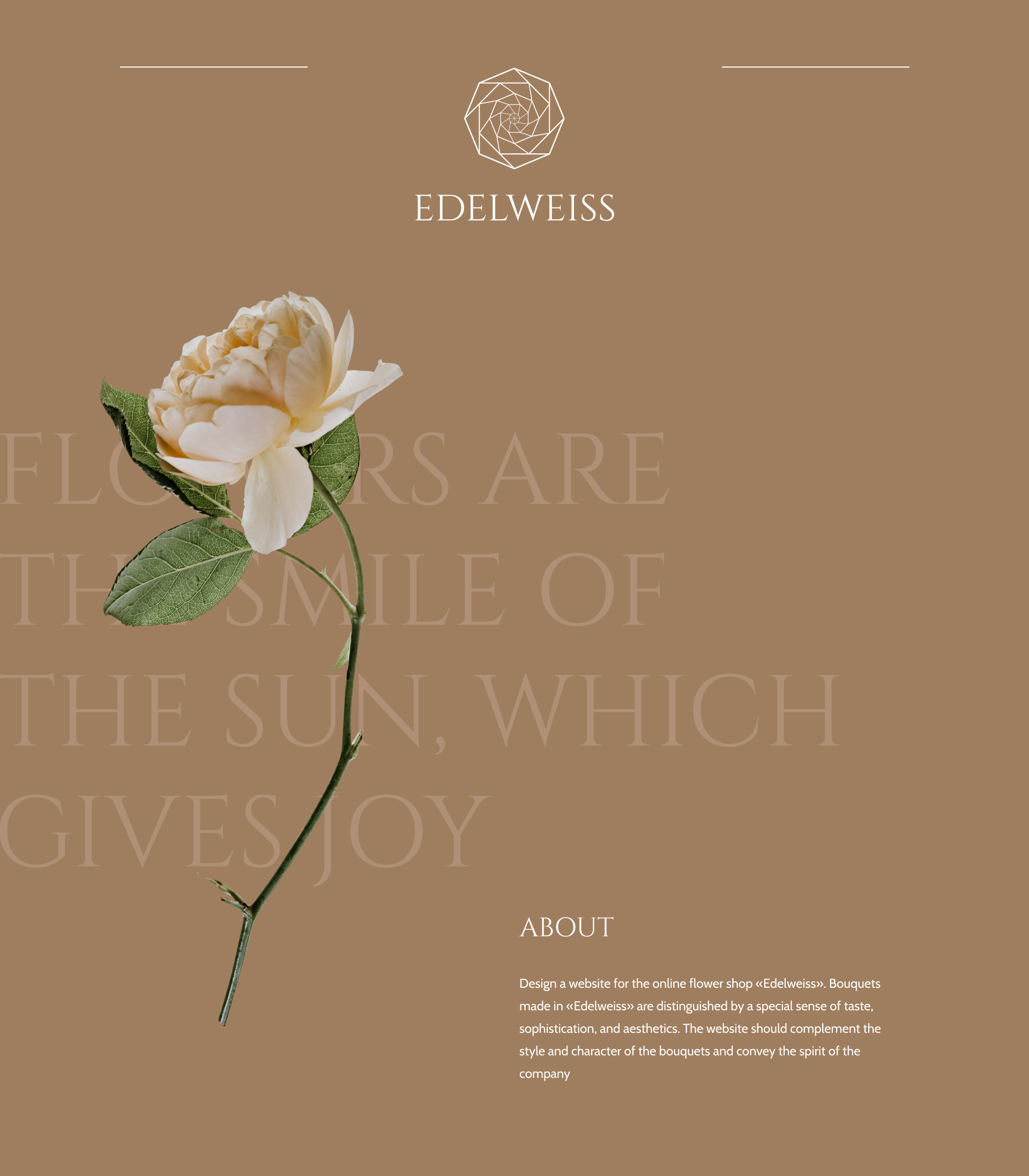 Flower delivery website — Изображение №1 — Интерфейсы на Dprofile