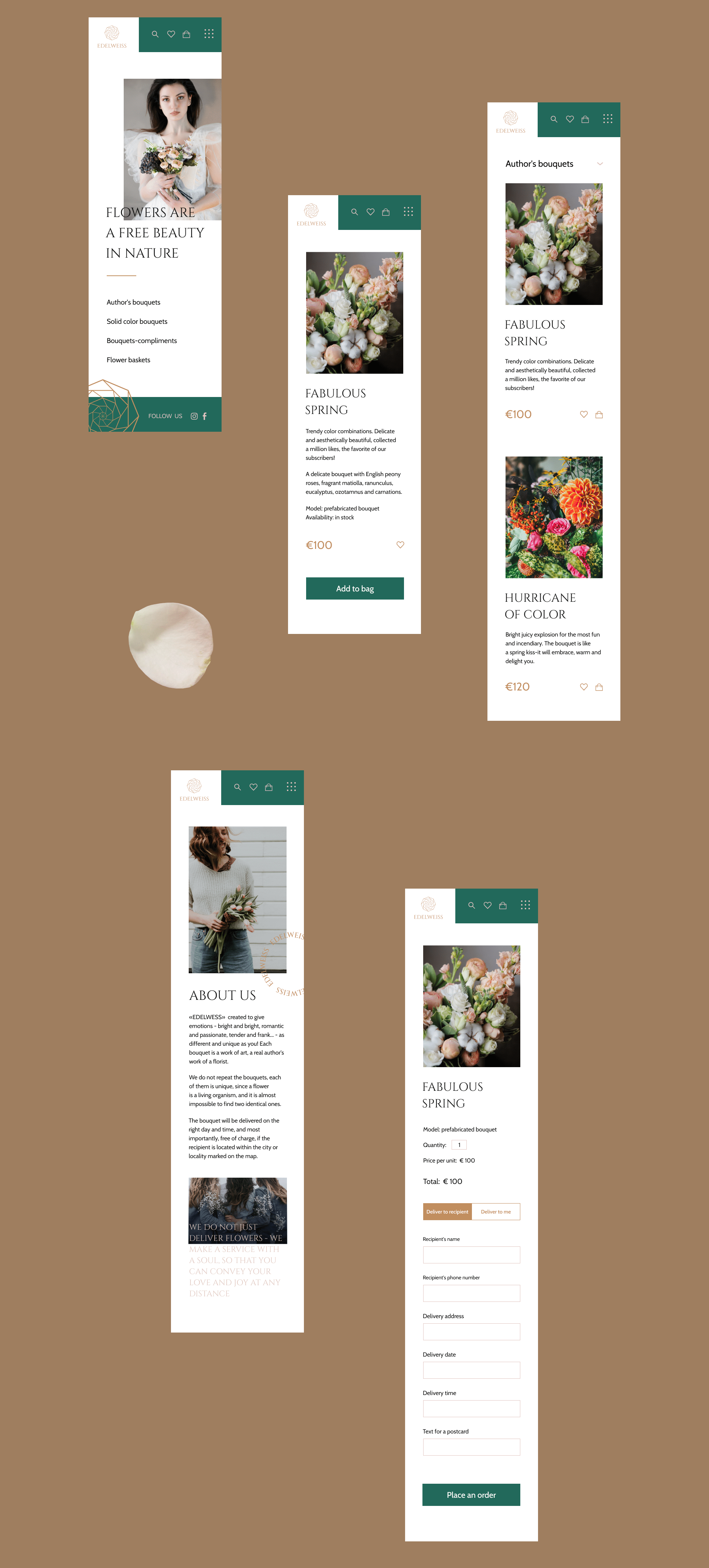 Flower delivery website — Изображение №8 — Интерфейсы на Dprofile