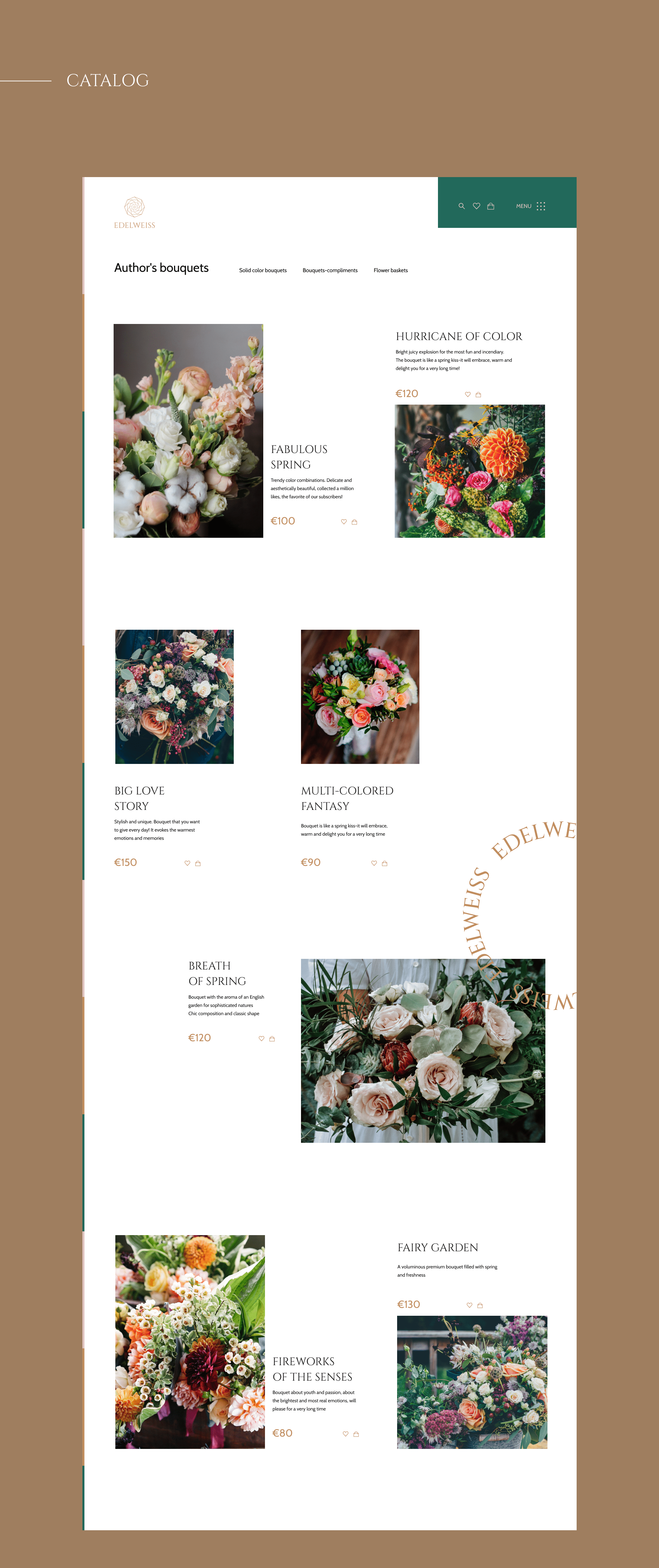 Flower delivery website — Изображение №4 — Интерфейсы на Dprofile