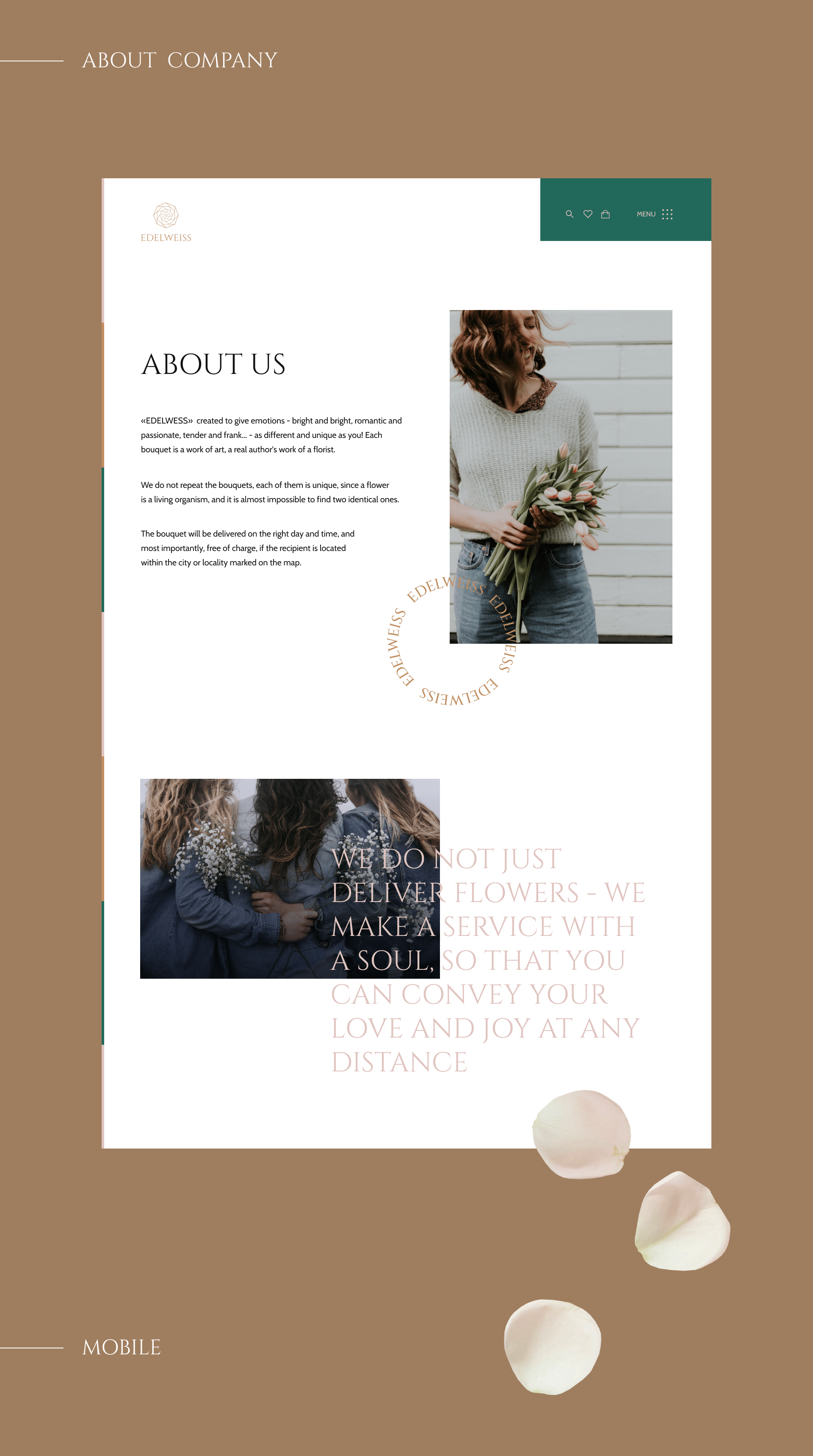 Flower delivery website — Изображение №7 — Интерфейсы на Dprofile