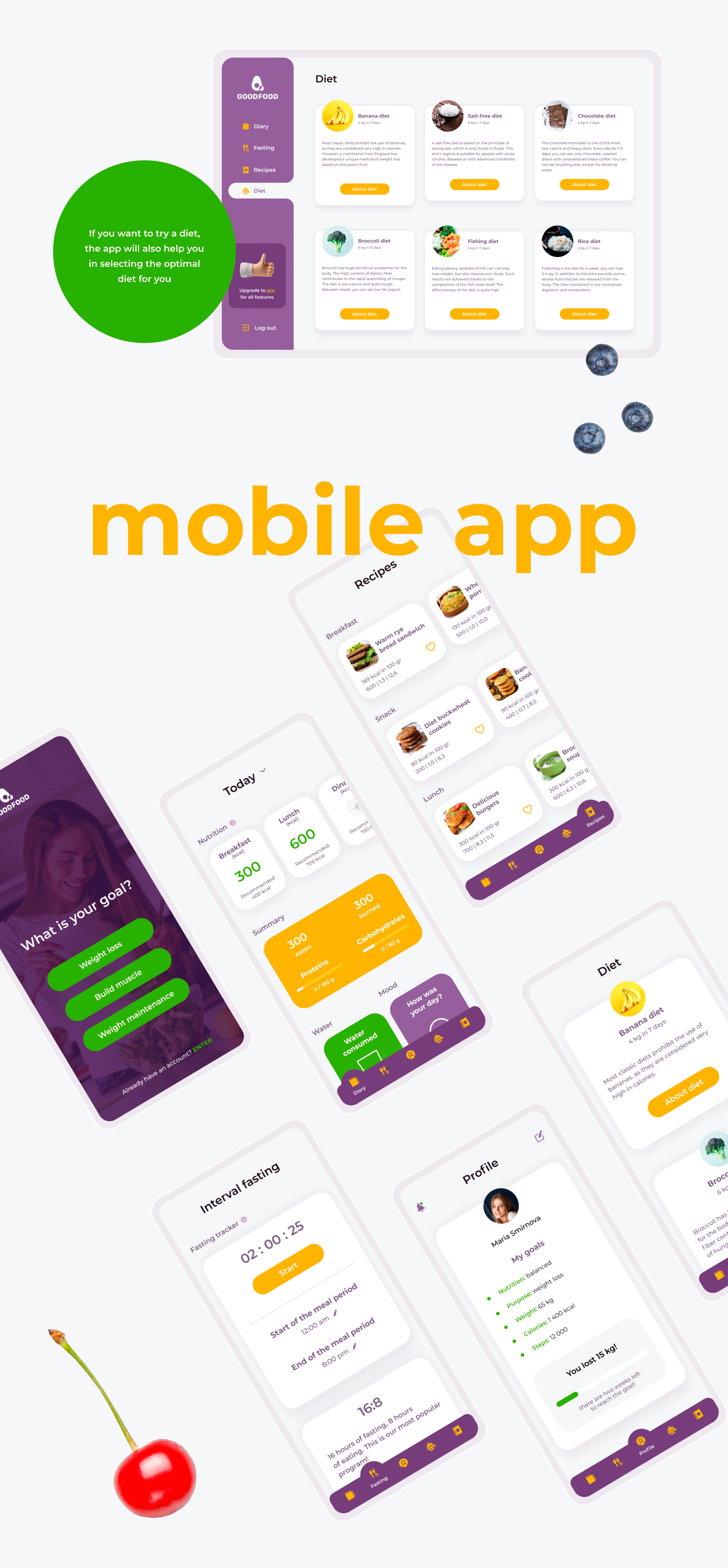 GoodFood — Изображение №6 — Интерфейсы на Dprofile